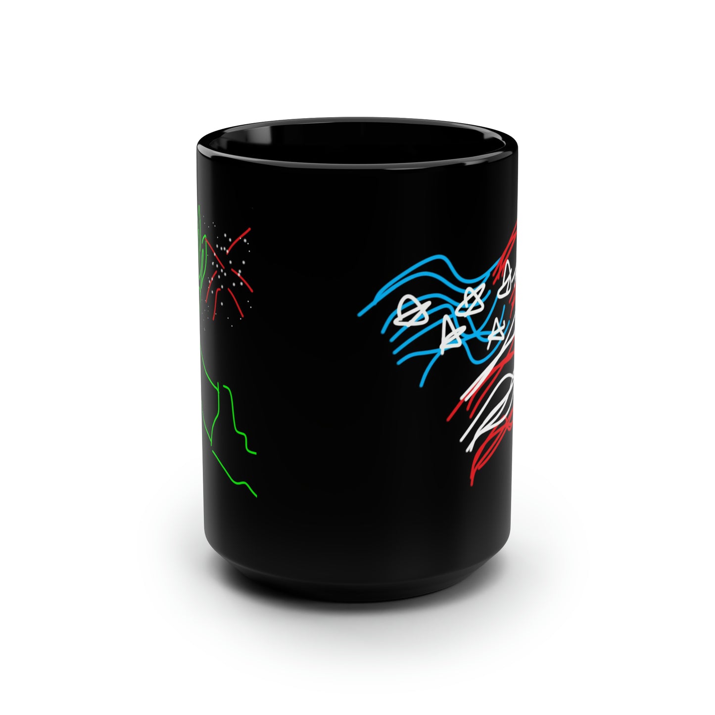 July 4th- Liberty/Old Glory- Mug, 15oz- Large