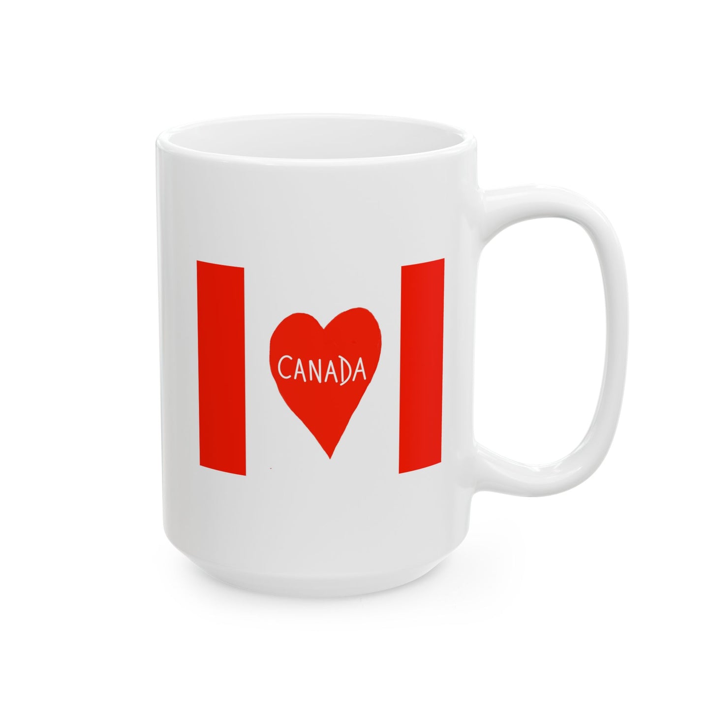 Canada / Heart- 15oz Mug, White