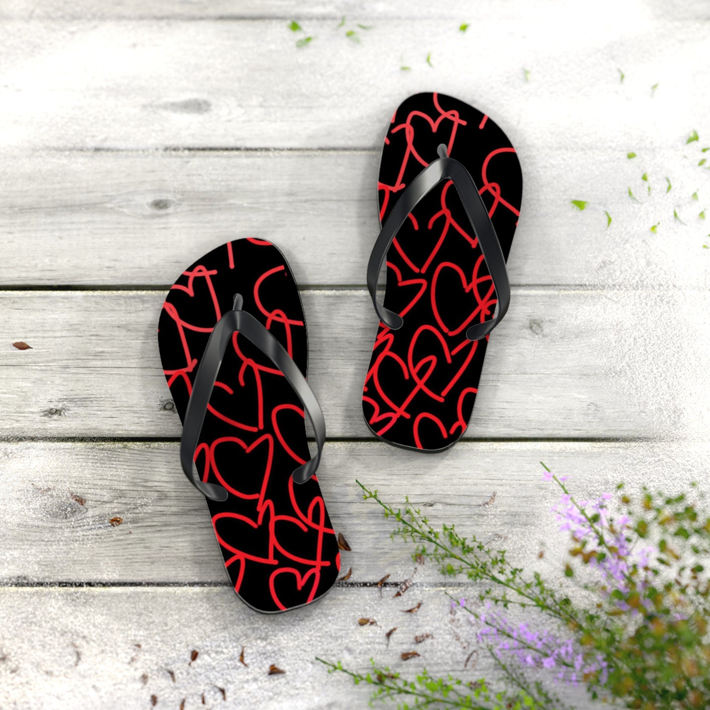 Million Hearts- Flip Flops, 4 sizes