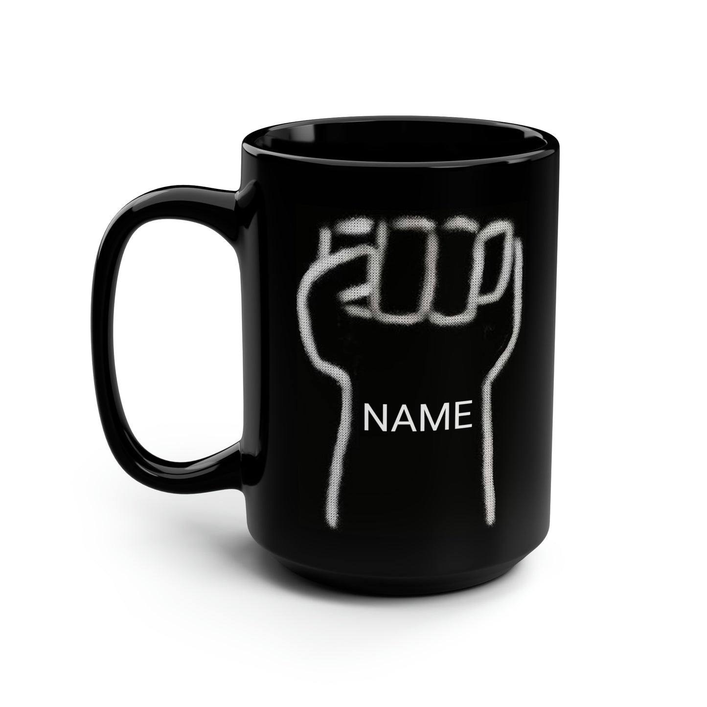 Tattoo- Black Mug, 15oz- Customize