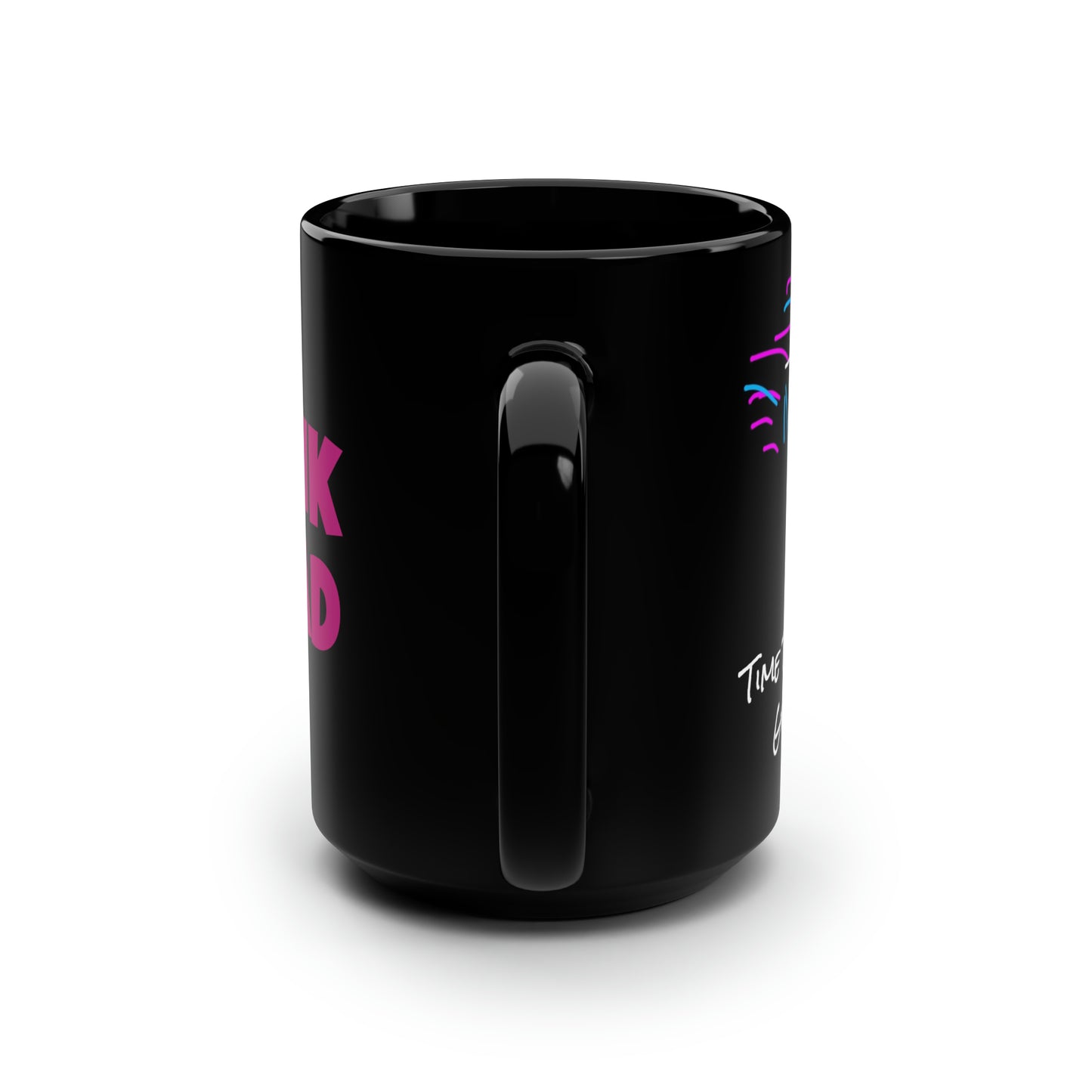 Funhead/Funkhead- Black Mug, 15oz- Large