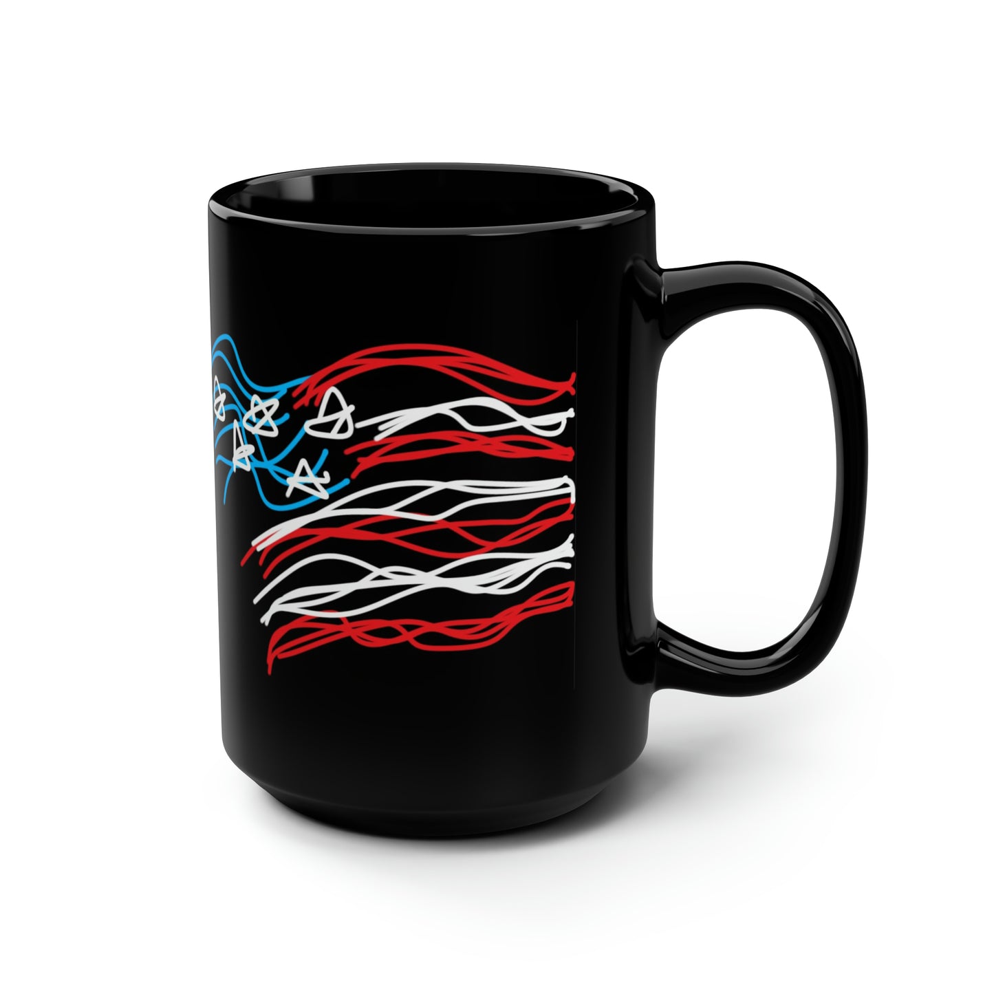 July 4th- Liberty/Old Glory- Mug, 15oz- Large