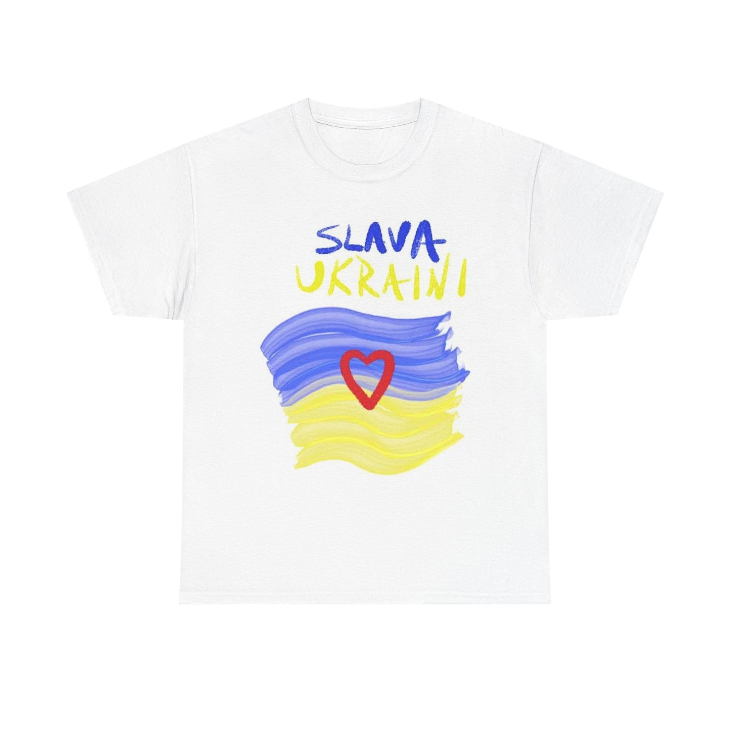 Charity Ukraine- Unisex Heavy Cotton Tee- White