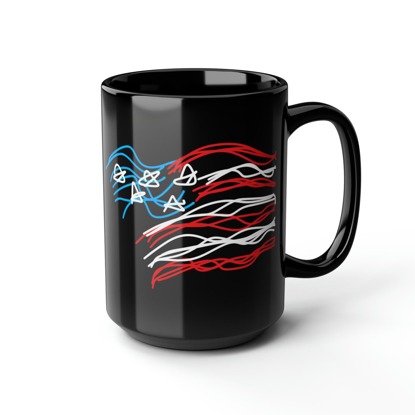 July 4th- Liberty/Old Glory- Mug, 15oz- Large