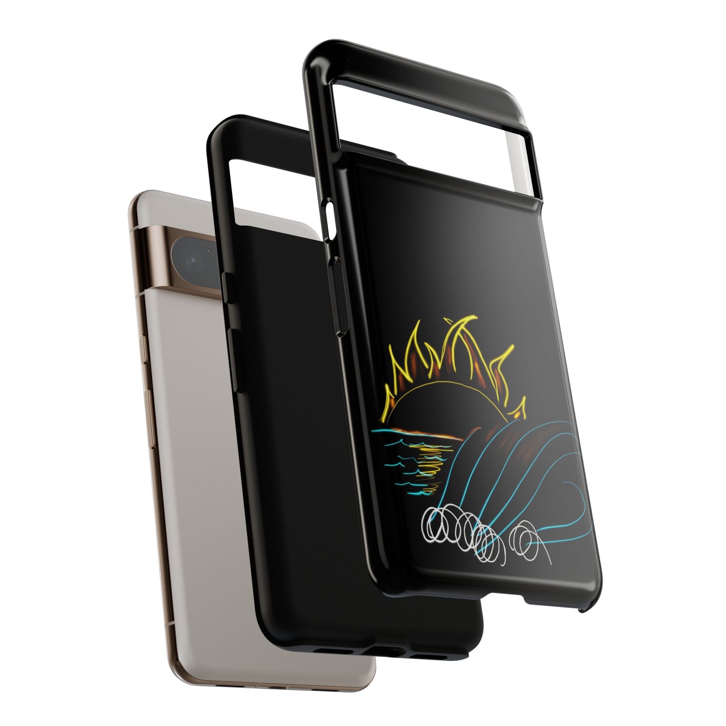 Wave- phone case matte/gloss 250 styles