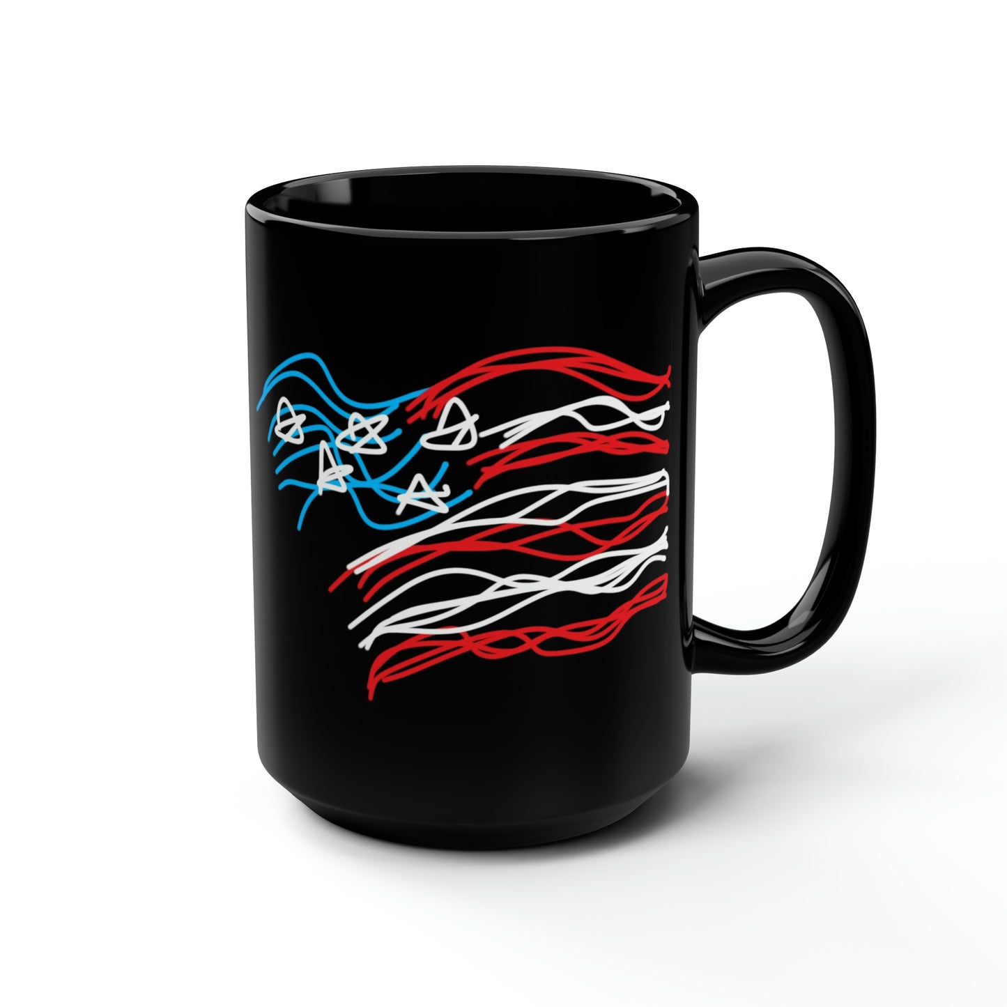 July 4th- Liberty/Old Glory- Mug, 15oz- Large