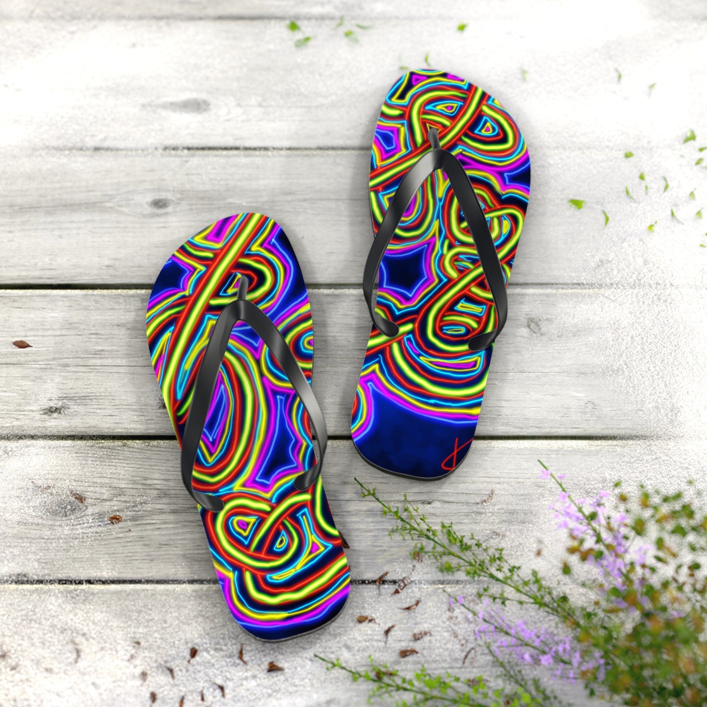 Abstract 05- Flip Flops, 4 sizes