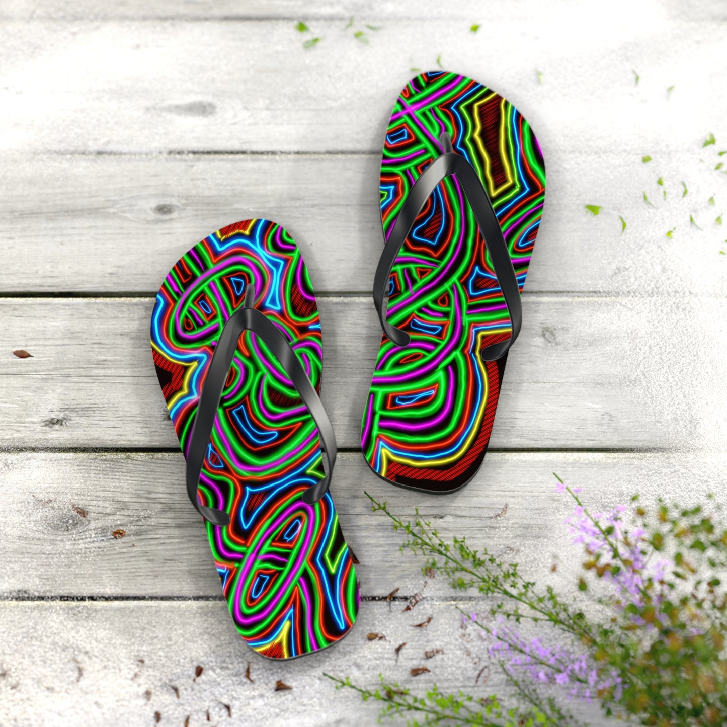 Abstract 06- Flip Flops, 4 sizes
