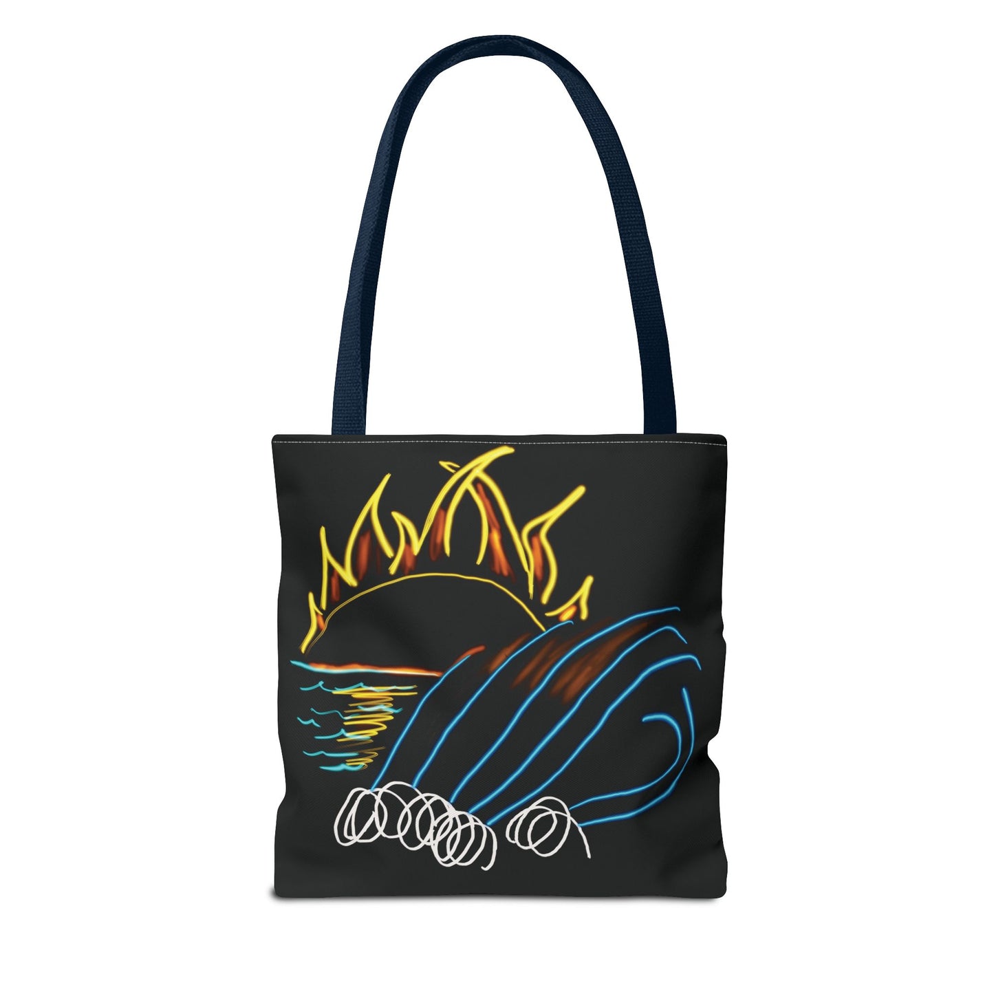 Wave / I love the Night- Tote Bag, 3 sizes