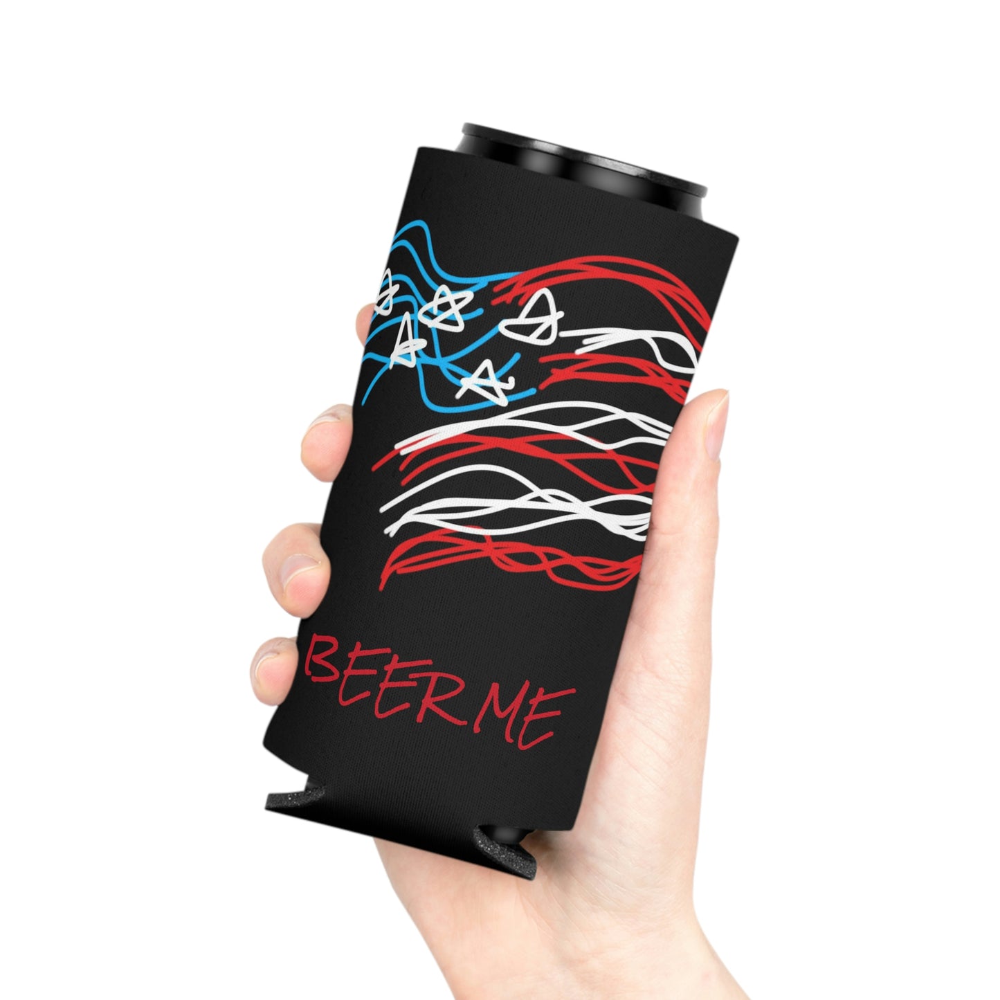 July 4th- Old Glory- Can Cooler