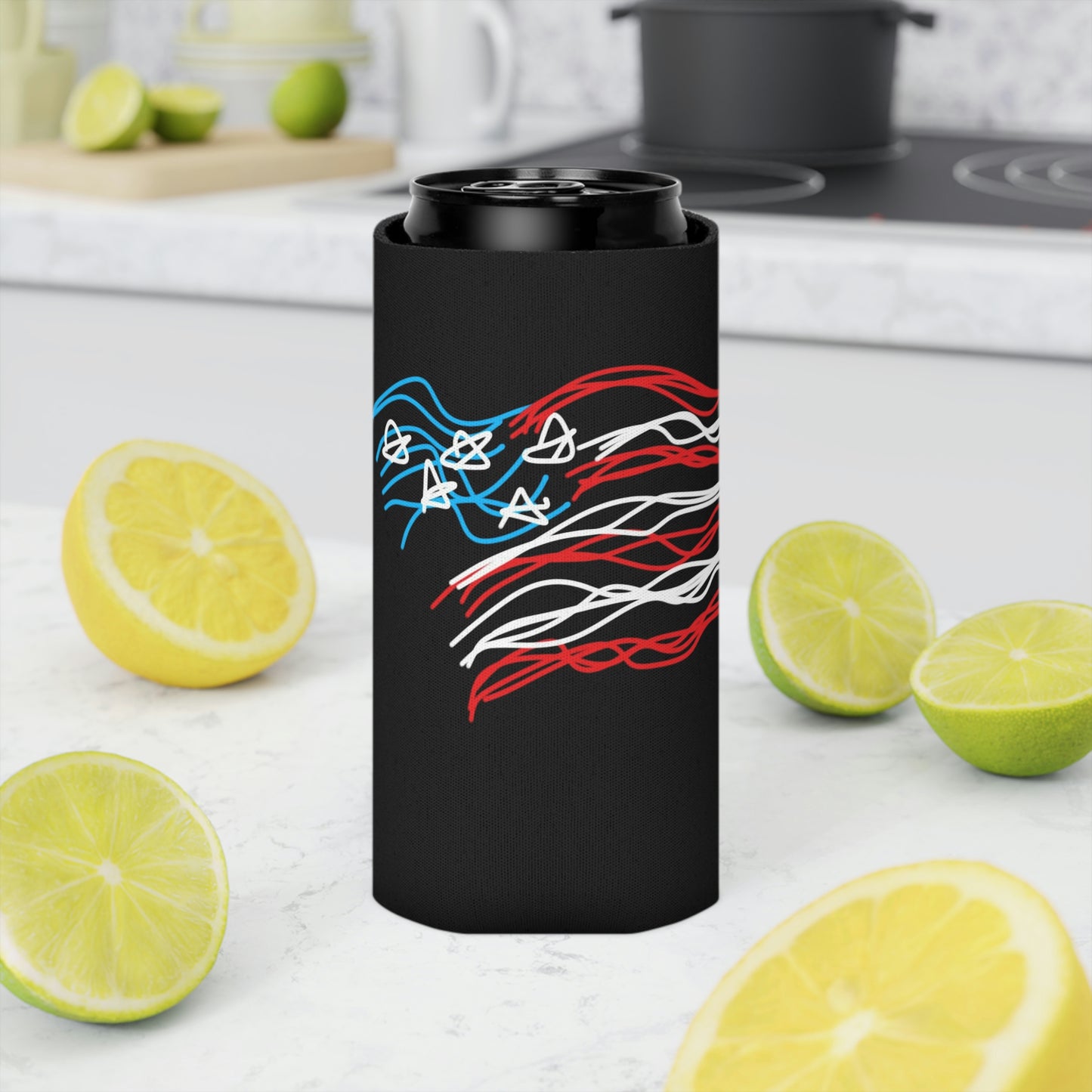 July 4th- Old Glory- Can Cooler