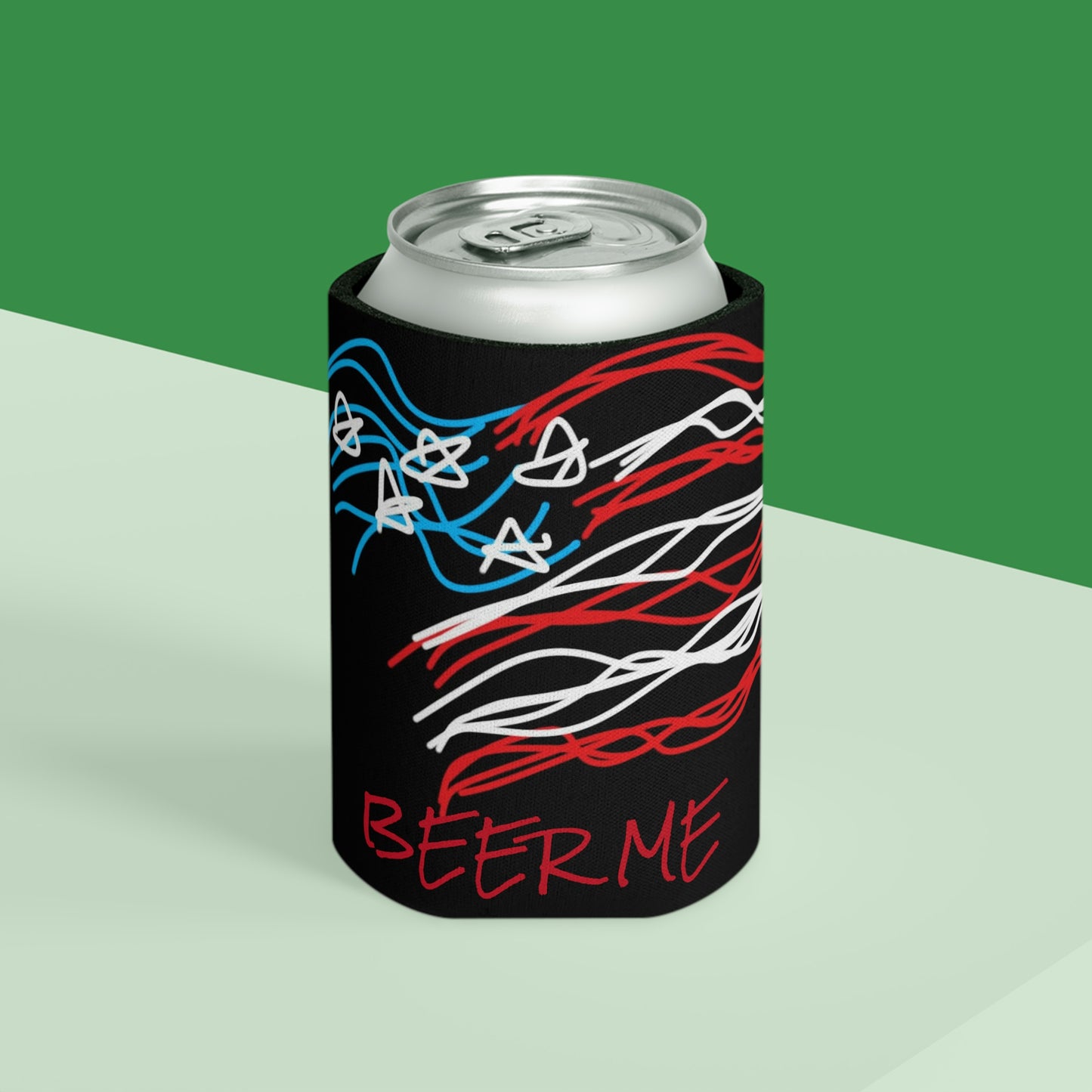 July 4th- Old Glory- Can Cooler