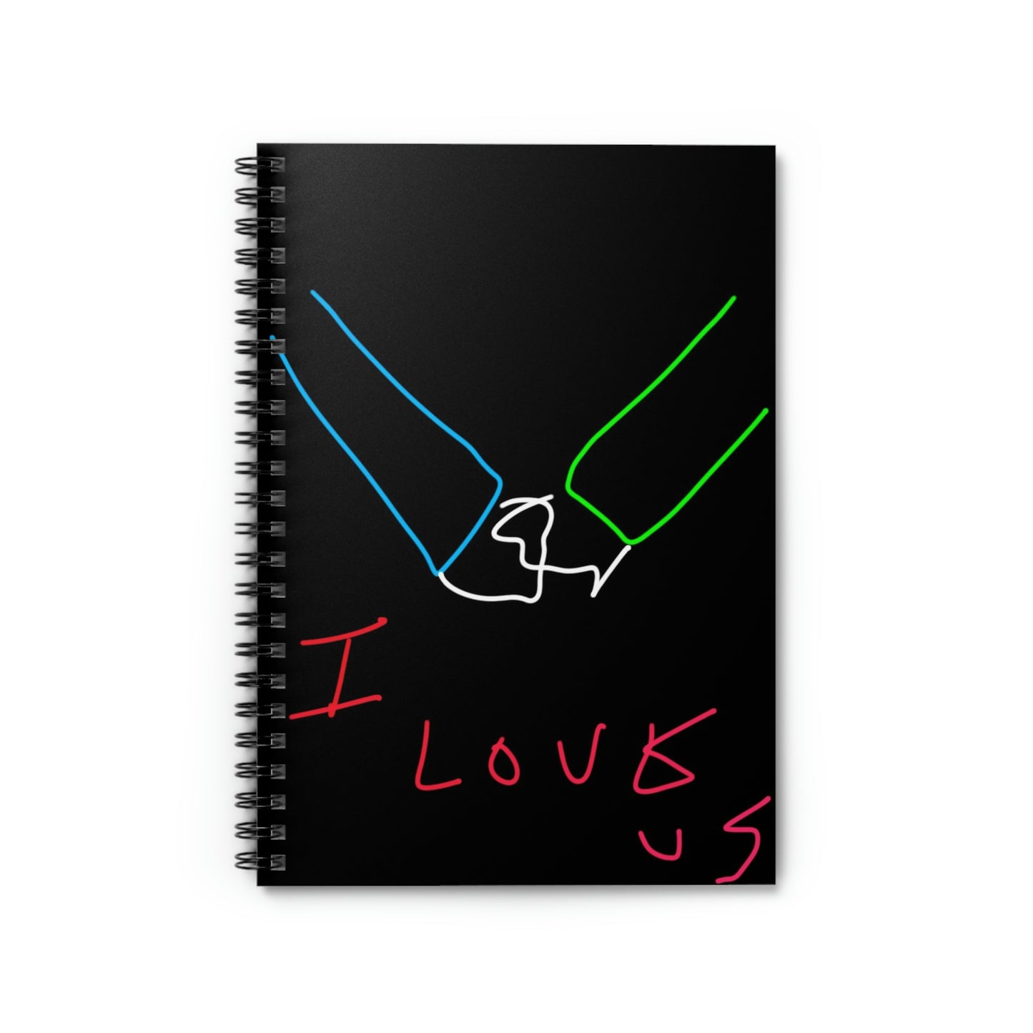 I Love Us- Spiral Notebook - Ruled Line