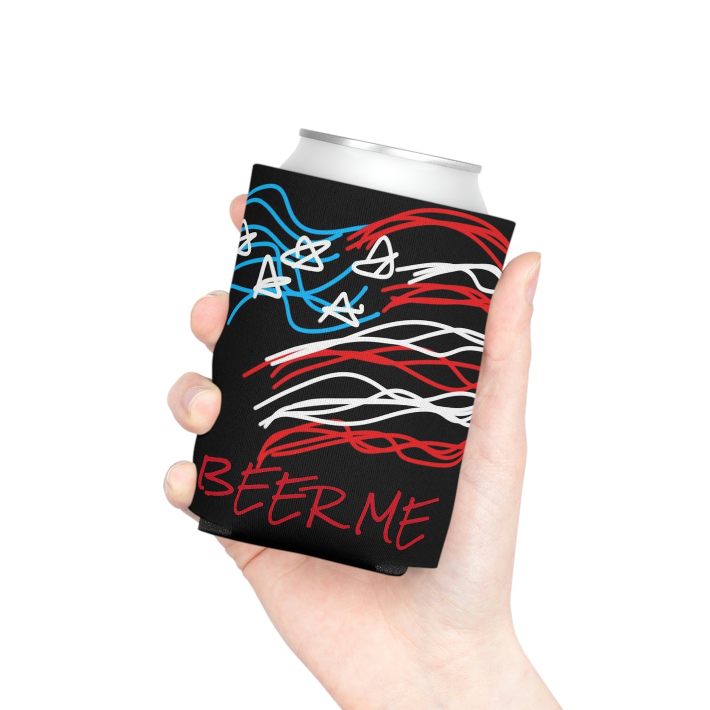 July 4th- Old Glory- Can Cooler