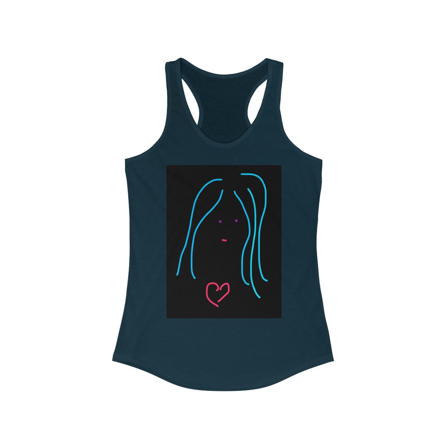 Heart Girl- Women's Ideal Racerback Tank
