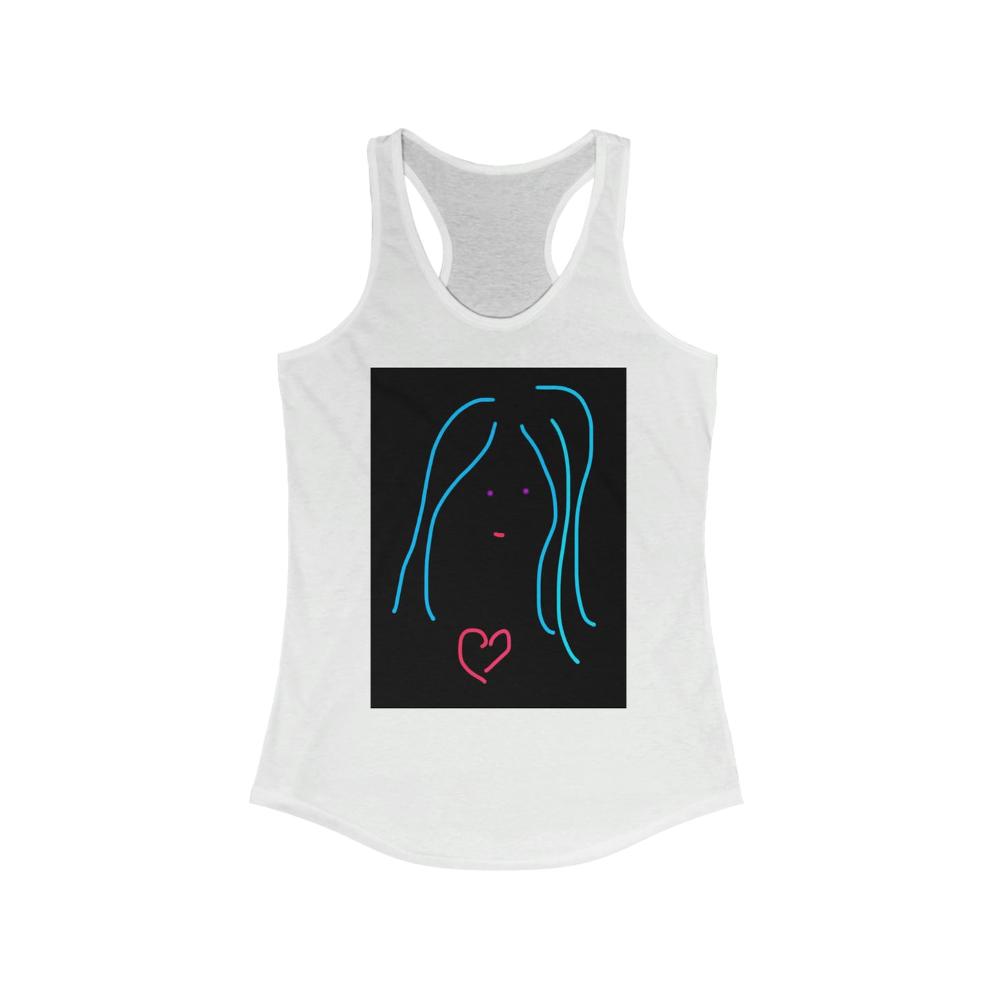 Heart Girl- Women's Ideal Racerback Tank