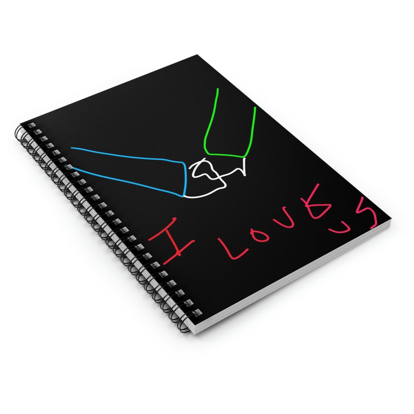 I Love Us- Spiral Notebook - Ruled Line