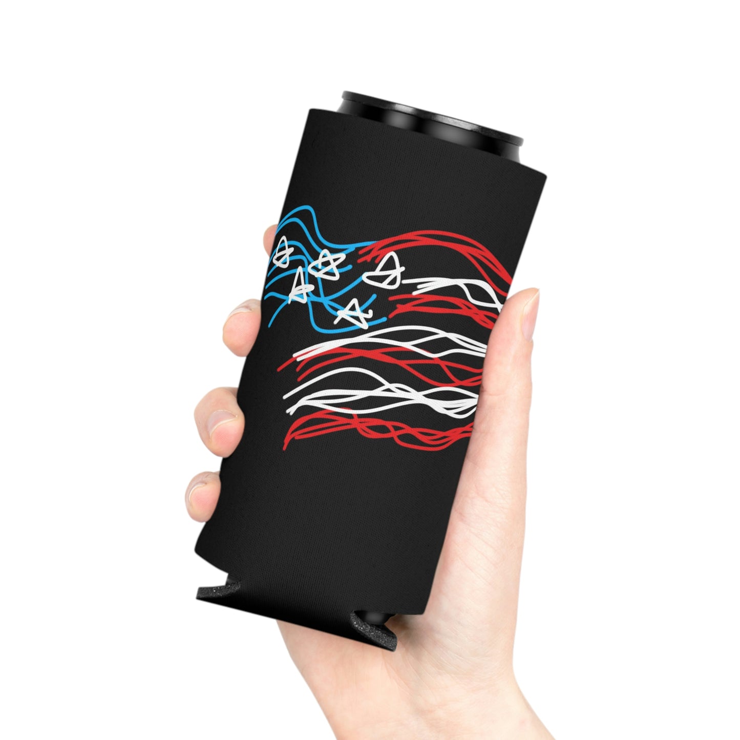 July 4th- Old Glory- Can Cooler