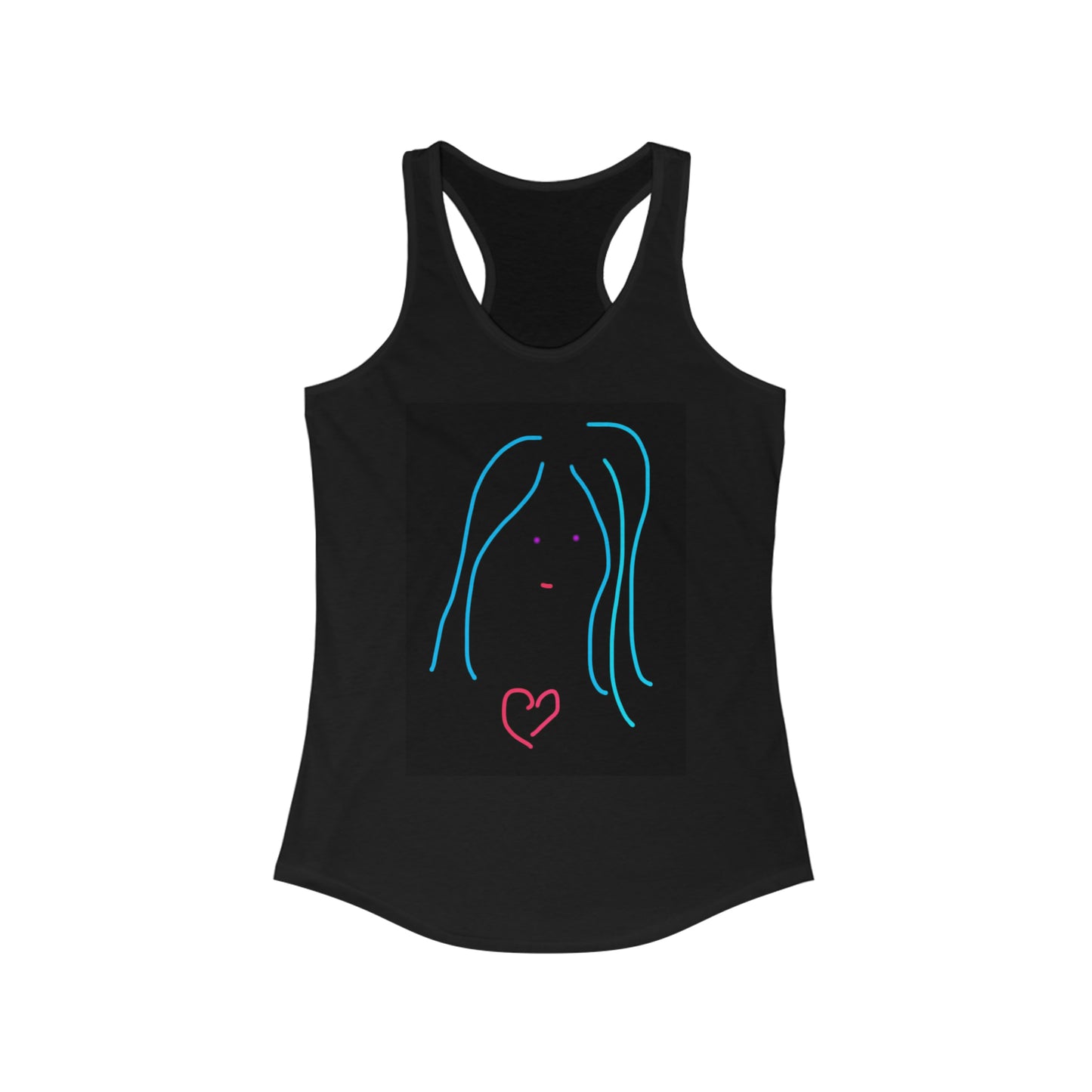 Heart Girl- Women's Ideal Racerback Tank