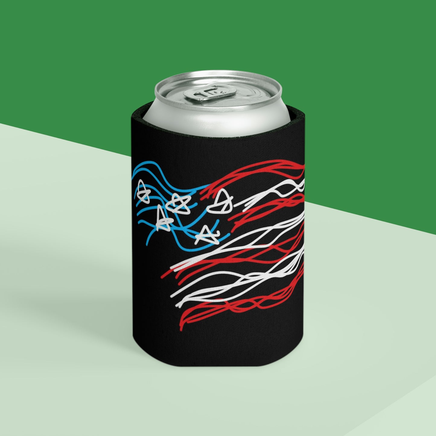July 4th- Old Glory- Can Cooler
