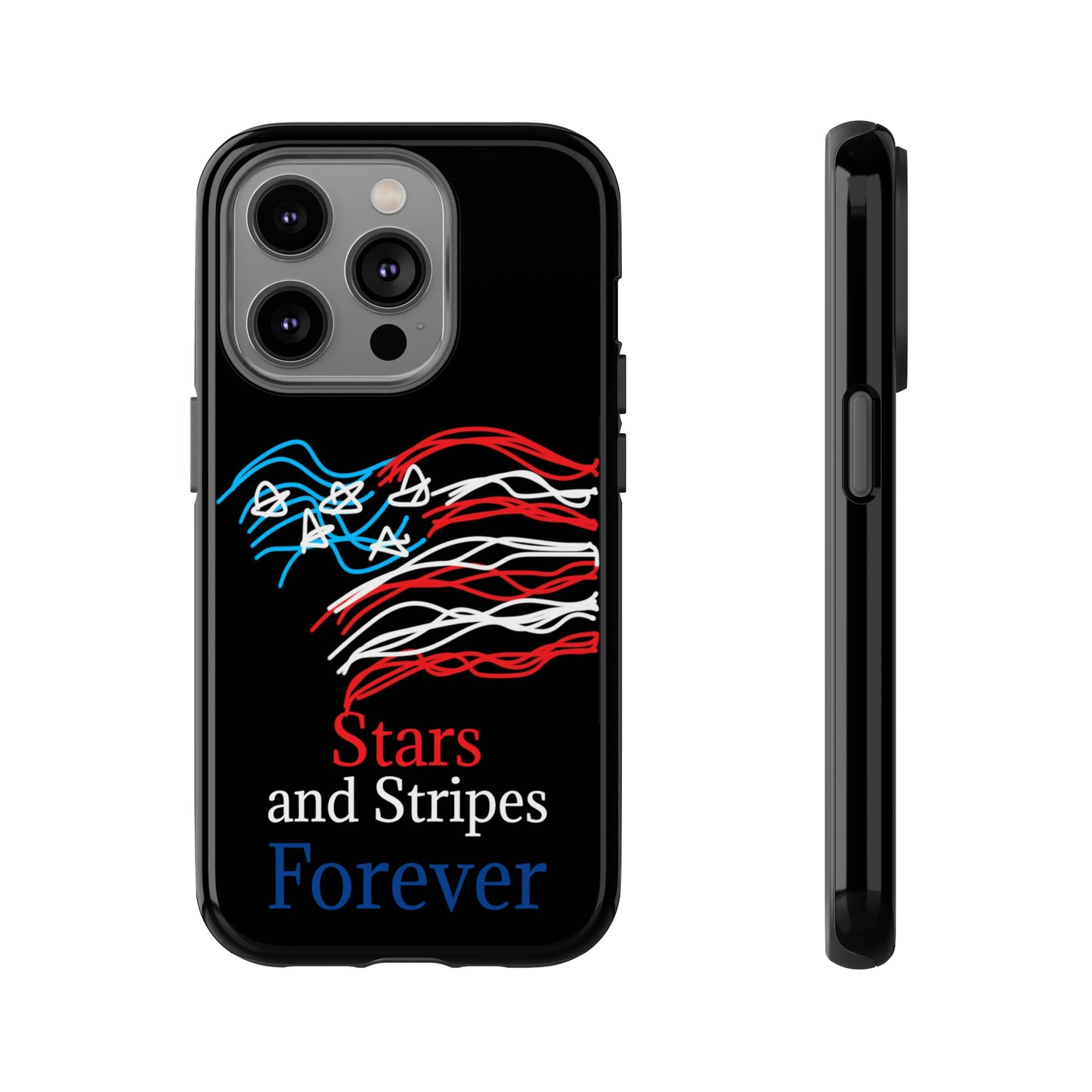 July 4th- Old Glory- Tough Cases- fits 46 styles of phones