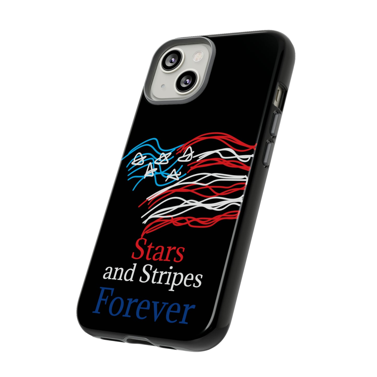 July 4th- Old Glory- Tough Cases- fits 46 styles of phones