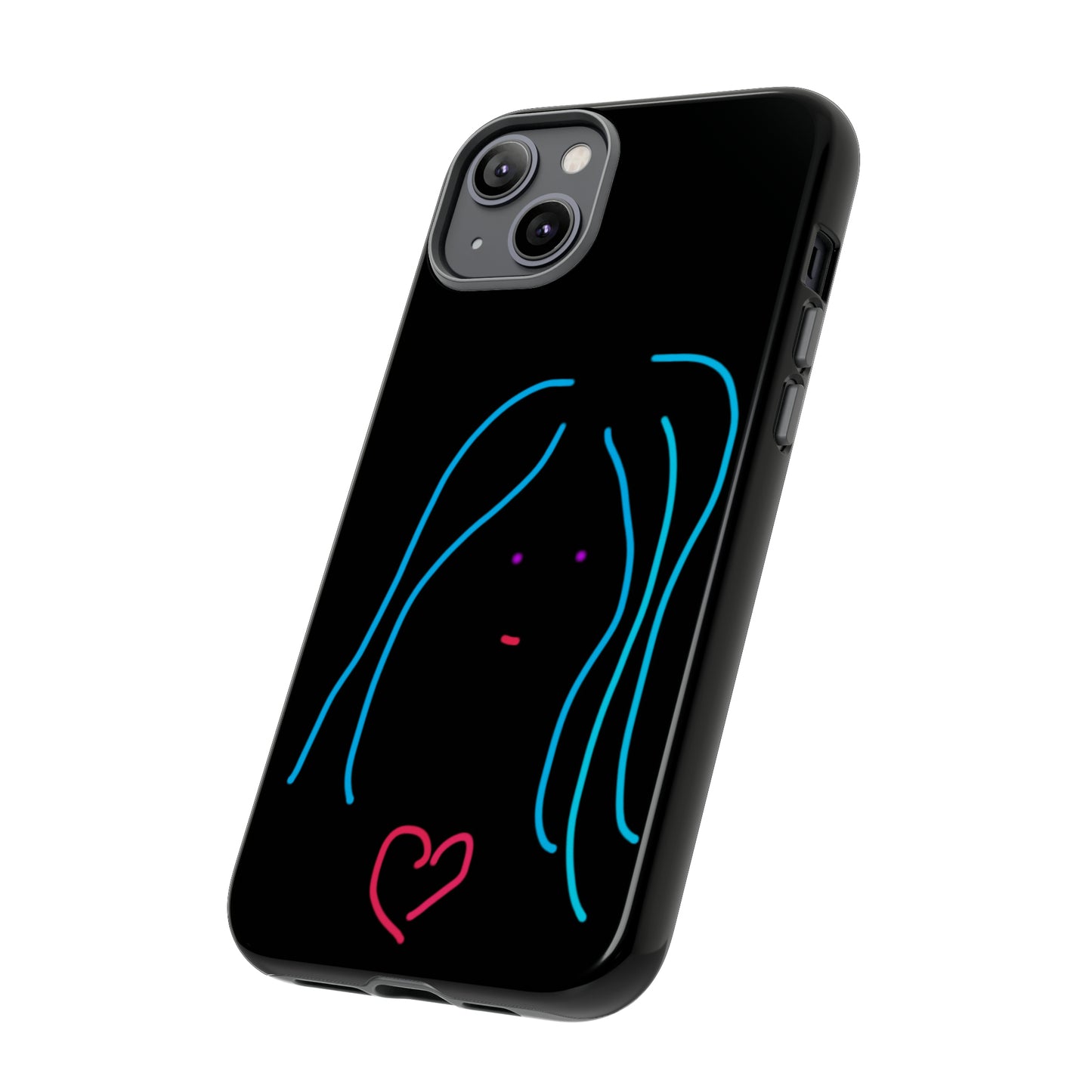 Heart Girl- Tough Cases- 46 Phone Styles