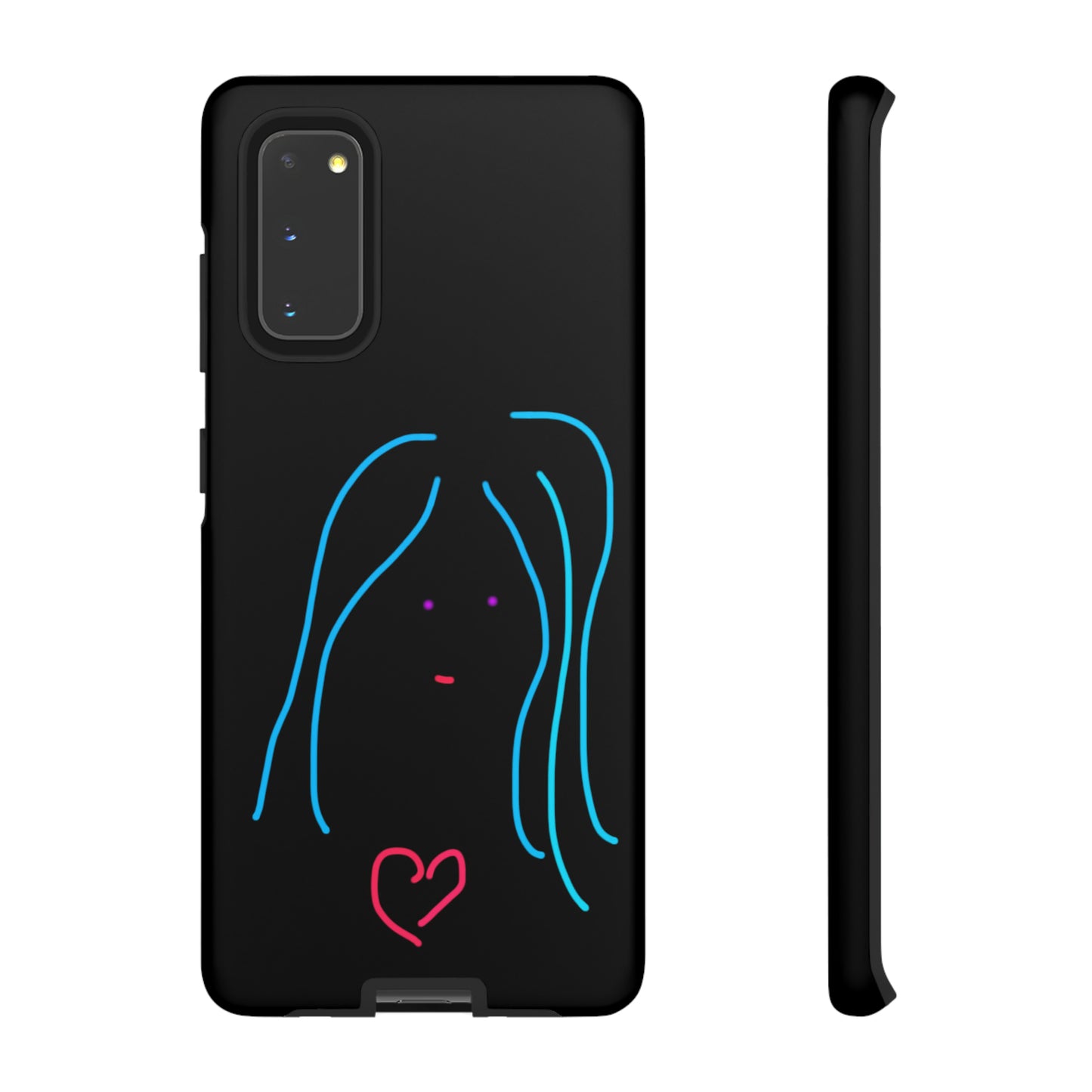 Heart Girl- Tough Cases- 46 Phone Styles