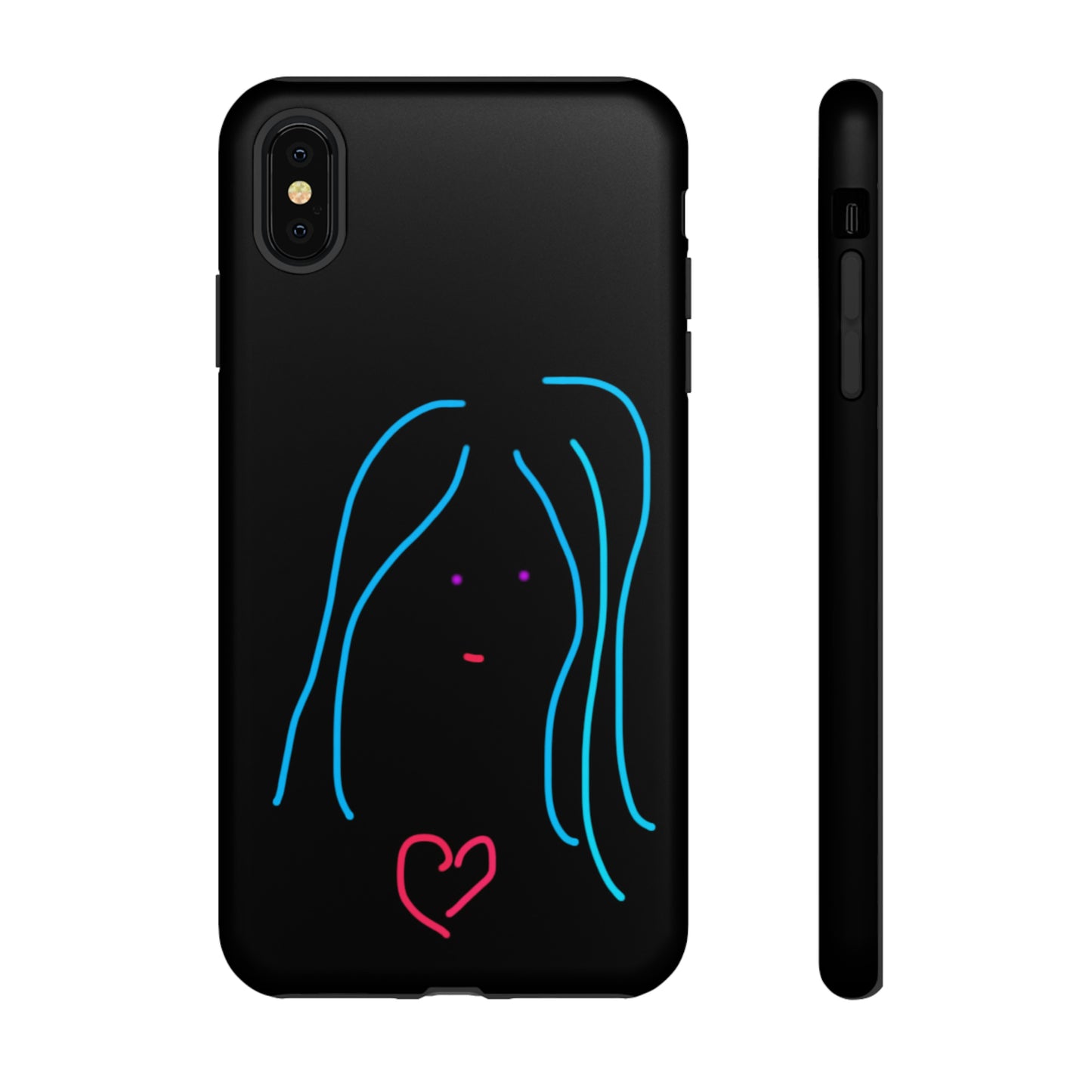 Heart Girl- Tough Cases- 46 Phone Styles