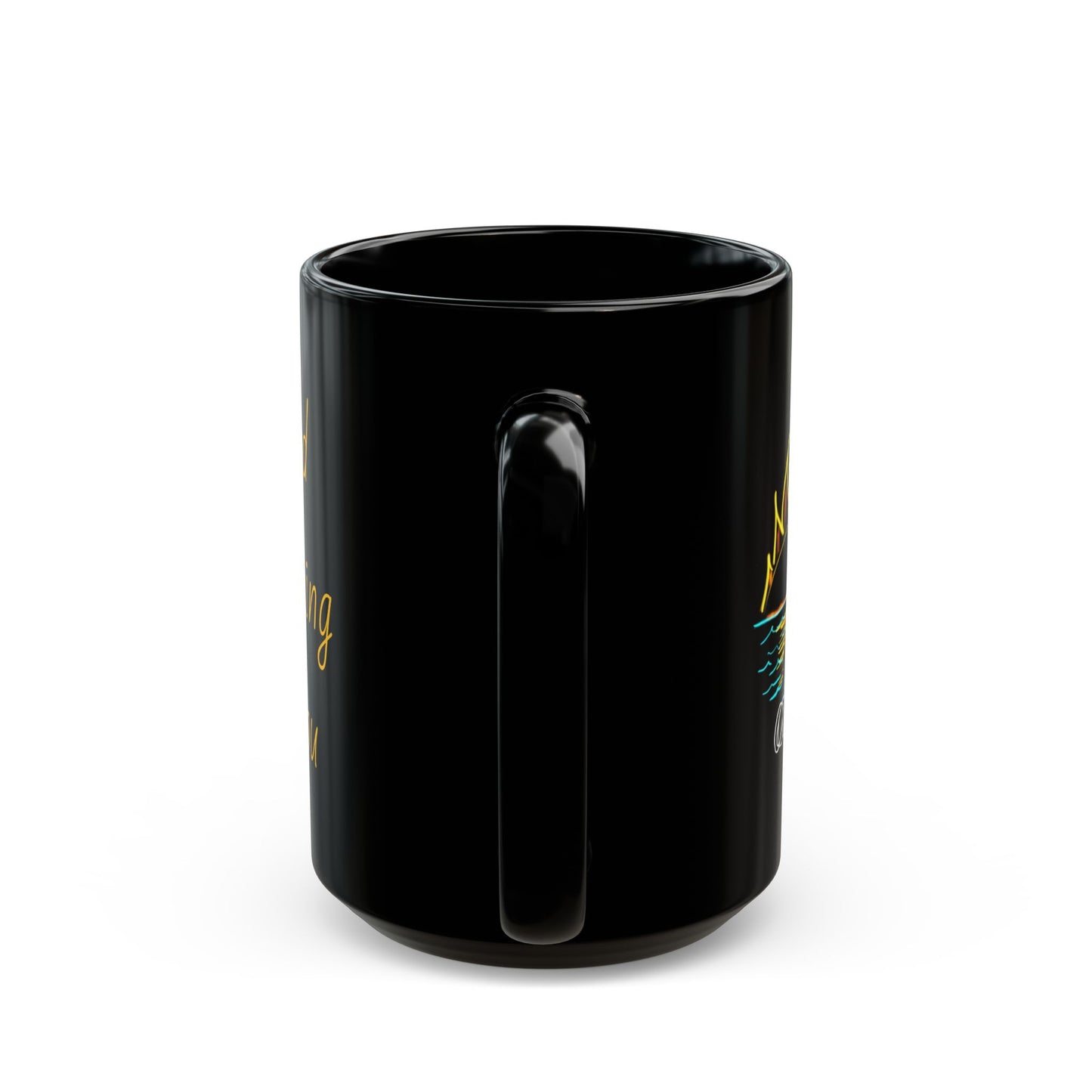 Wave / Good Morning- 15oz Mug Black
