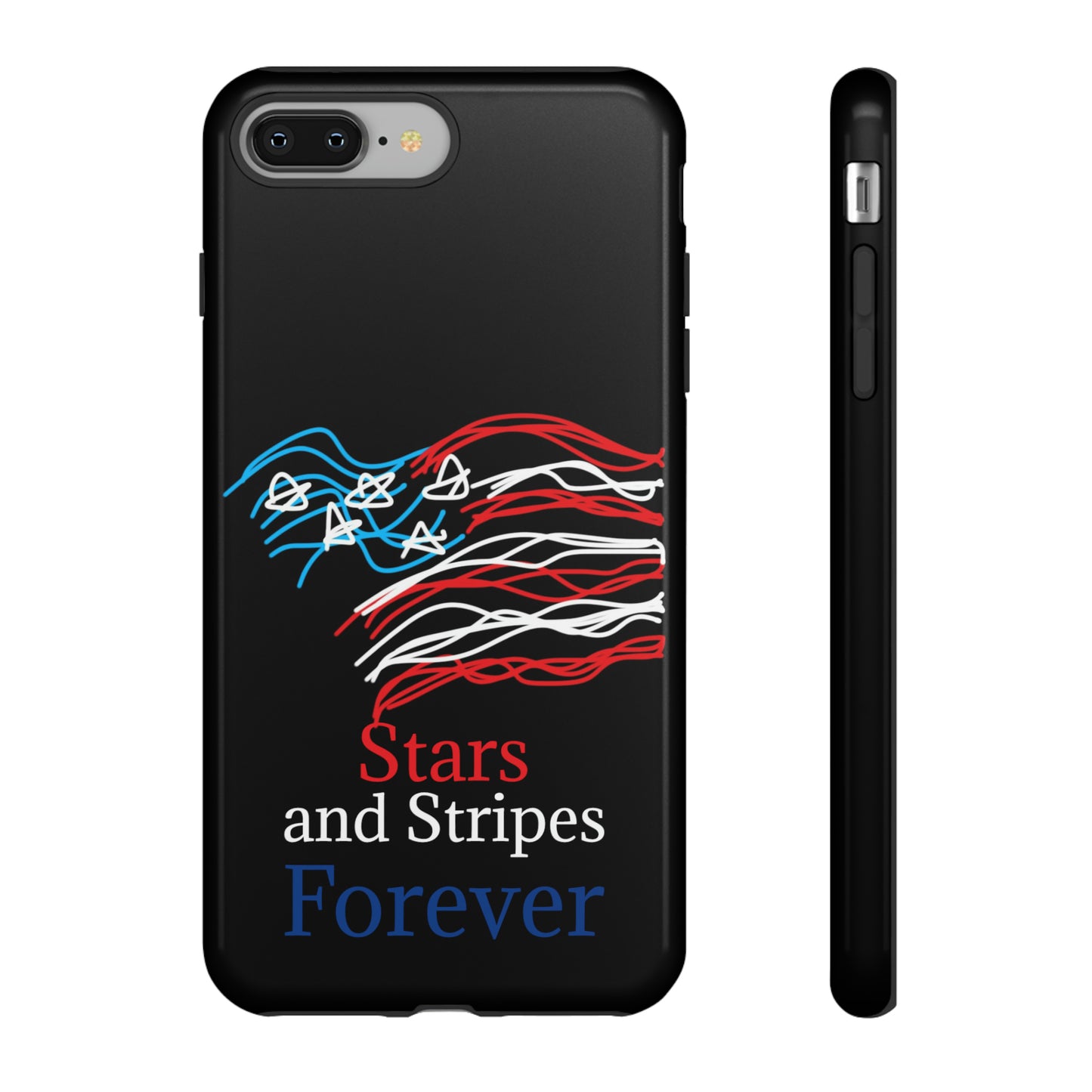 July 4th- Old Glory- Tough Cases- fits 46 styles of phones