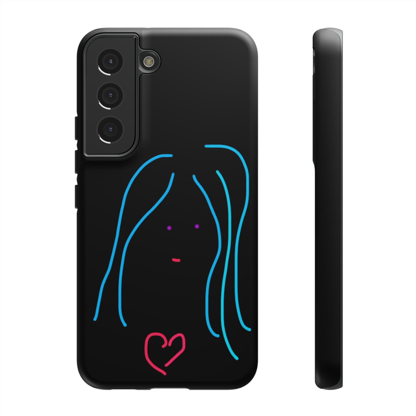 Heart Girl- Tough Cases- 46 Phone Styles