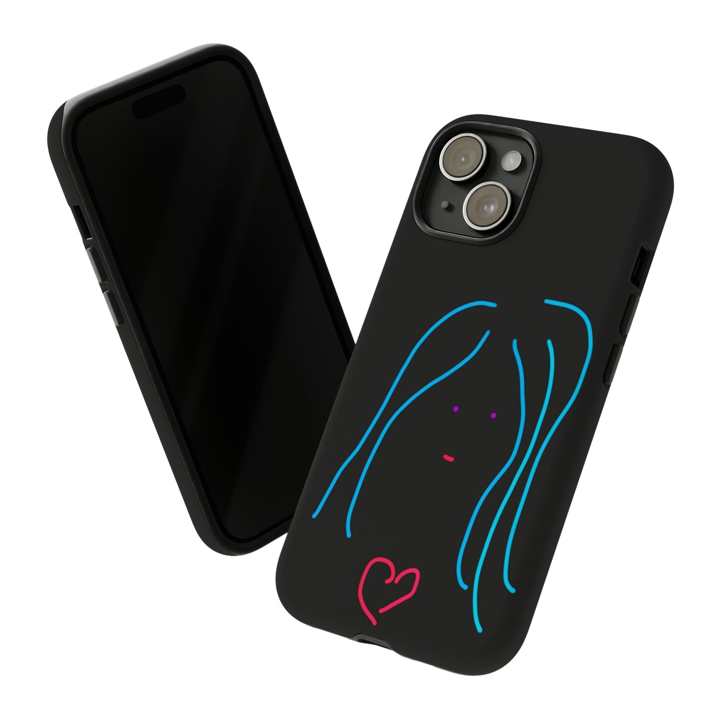 Heart Girl- Tough Cases- 46 Phone Styles