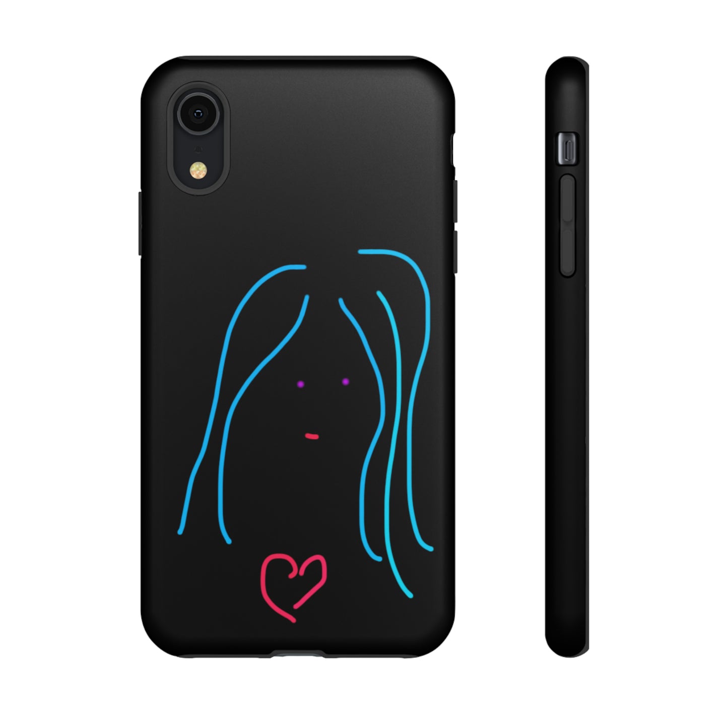 Heart Girl- Tough Cases- 46 Phone Styles