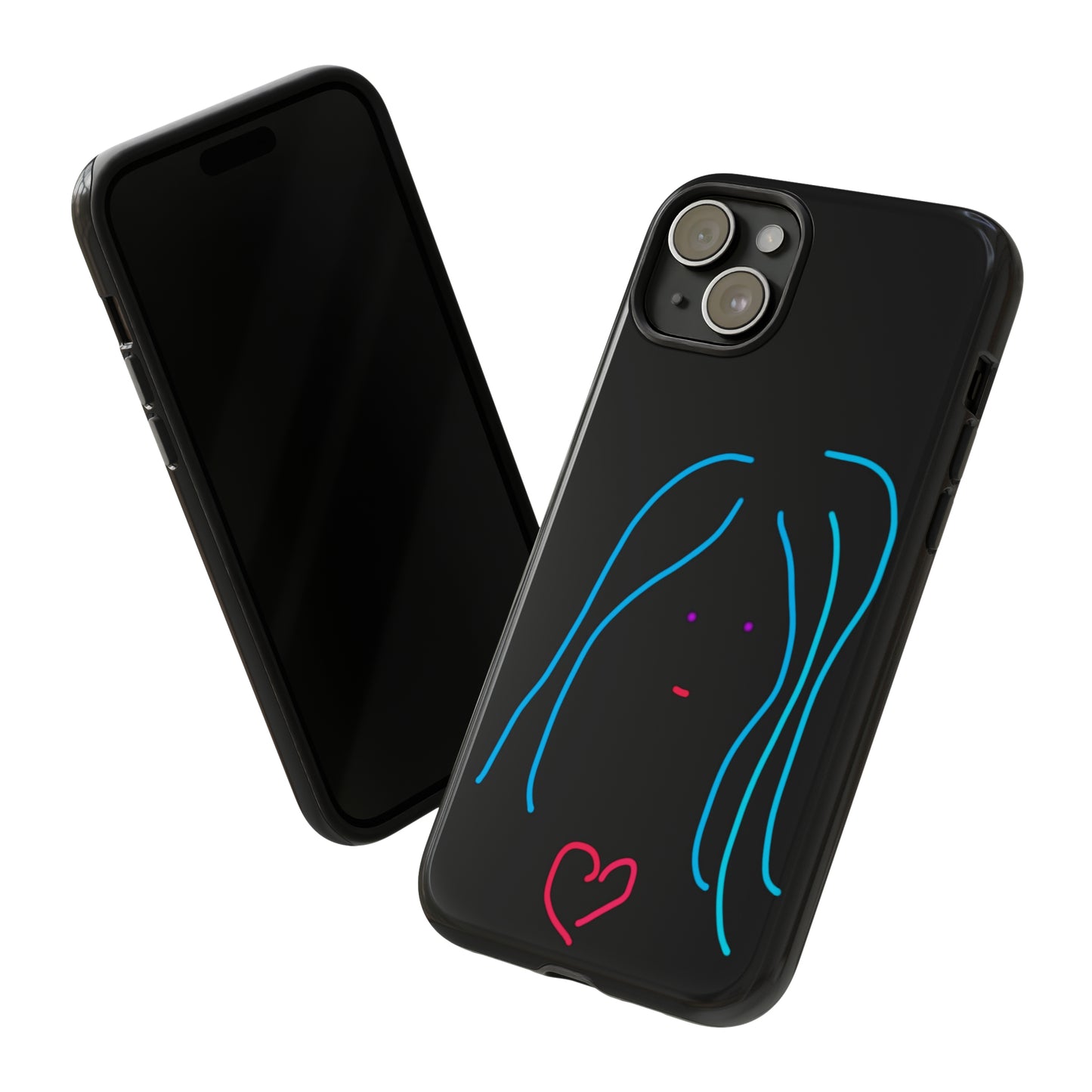 Heart Girl- Tough Cases- 46 Phone Styles
