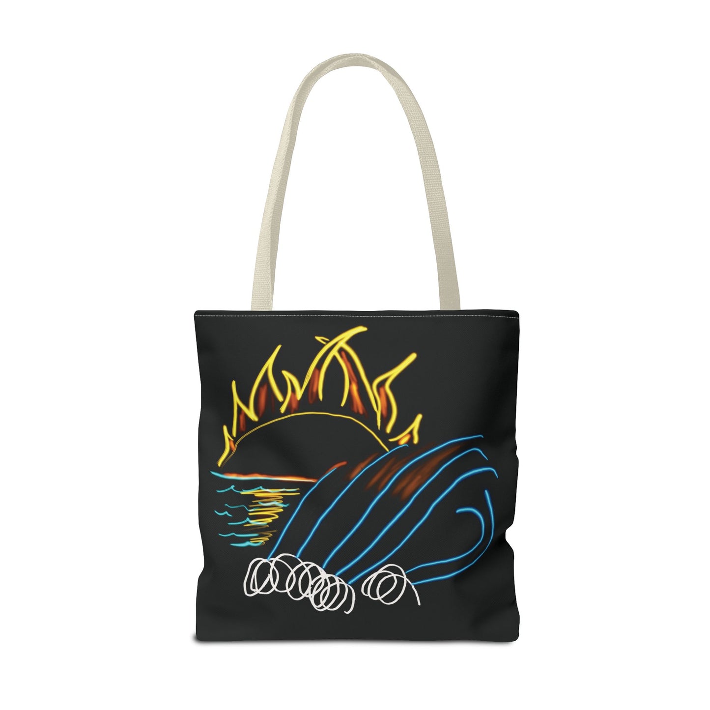 Wave / I love the Night- Tote Bag, 3 sizes