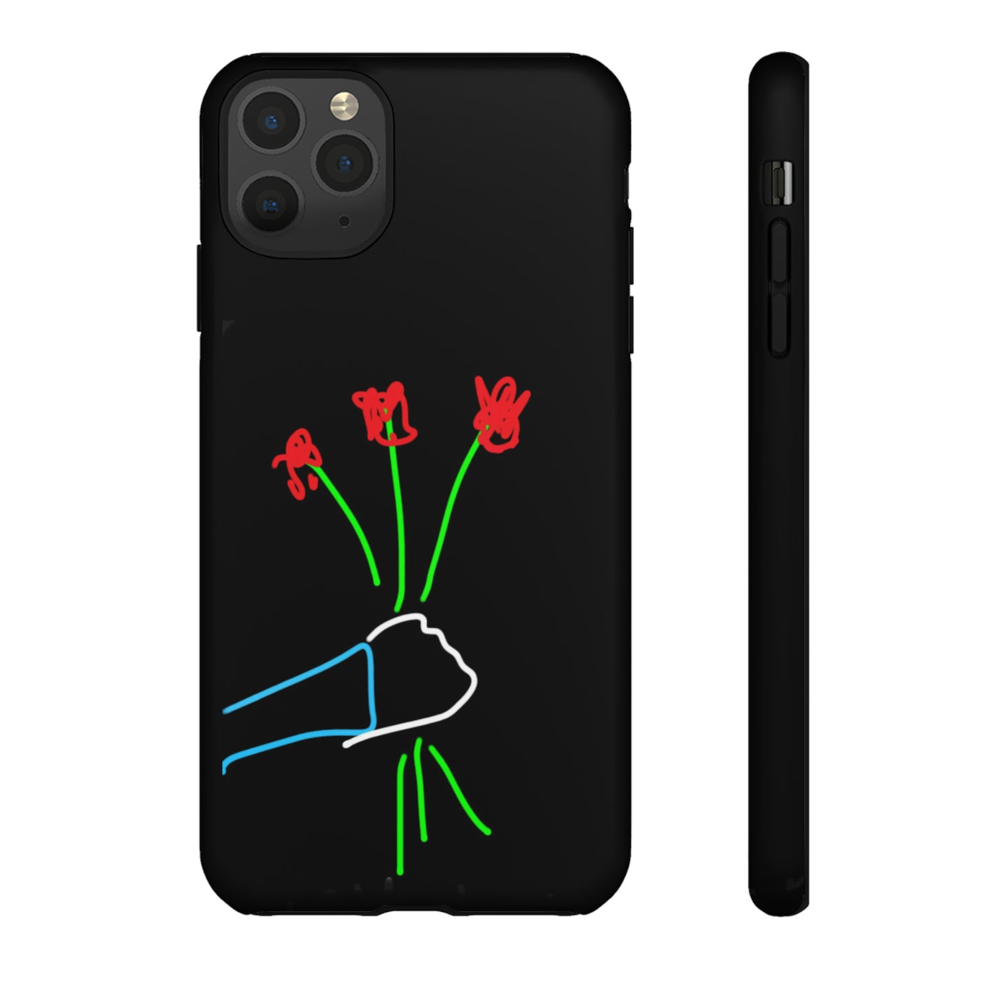 3 Red Flowers- Tough Cases- 46 Phone Styles