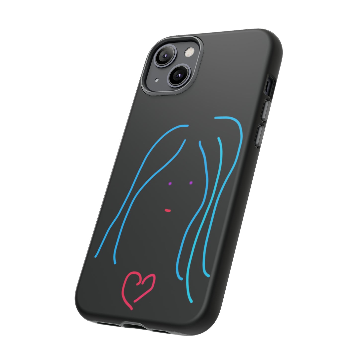 Heart Girl- Tough Cases- 46 Phone Styles