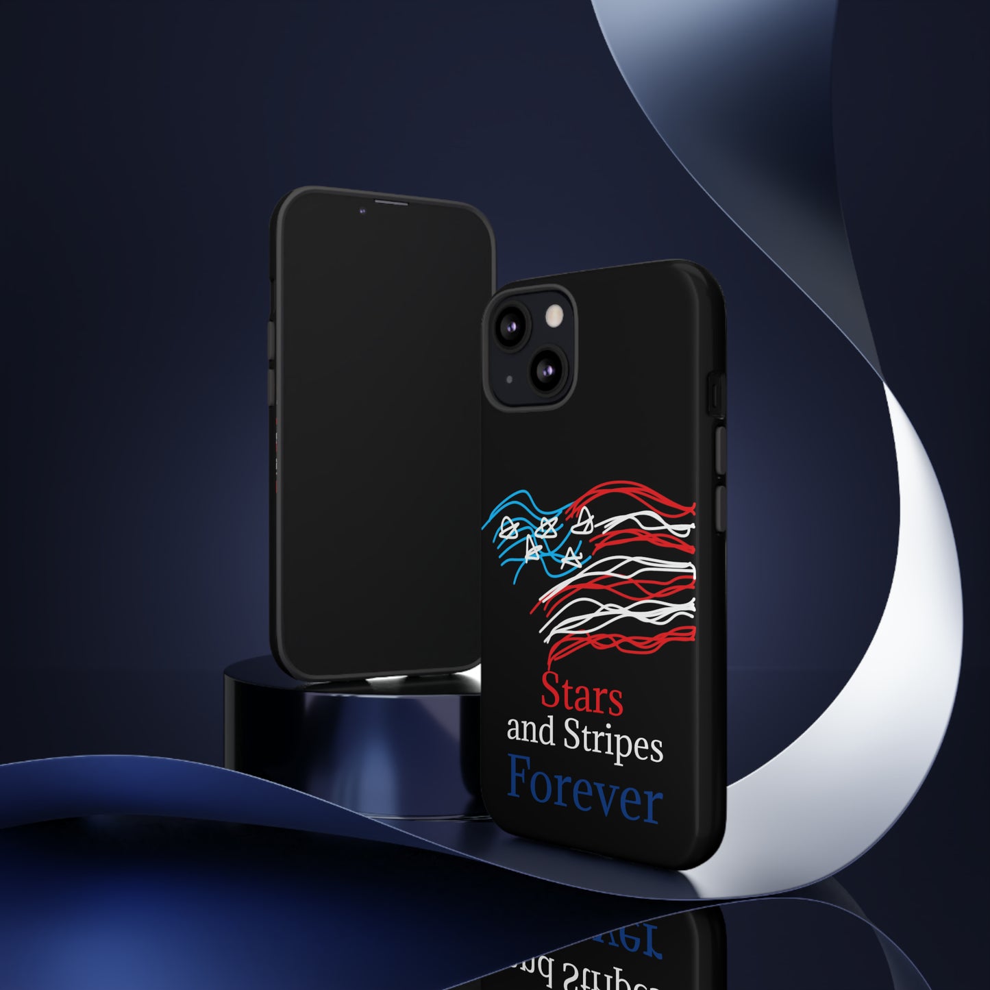 July 4th- Old Glory- Tough Cases- fits 46 styles of phones