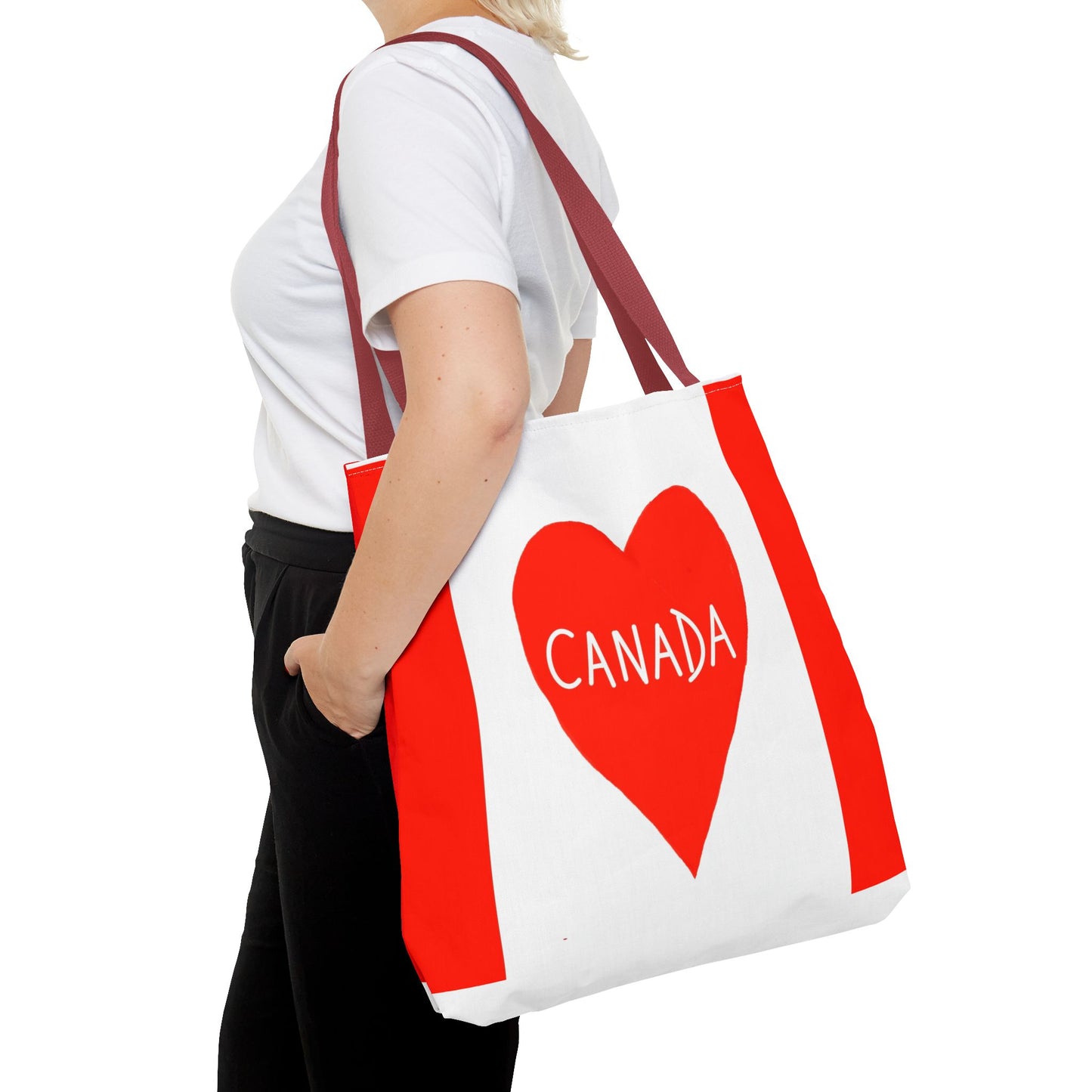 Canada / Heart- Tote Bag, 3 sizes