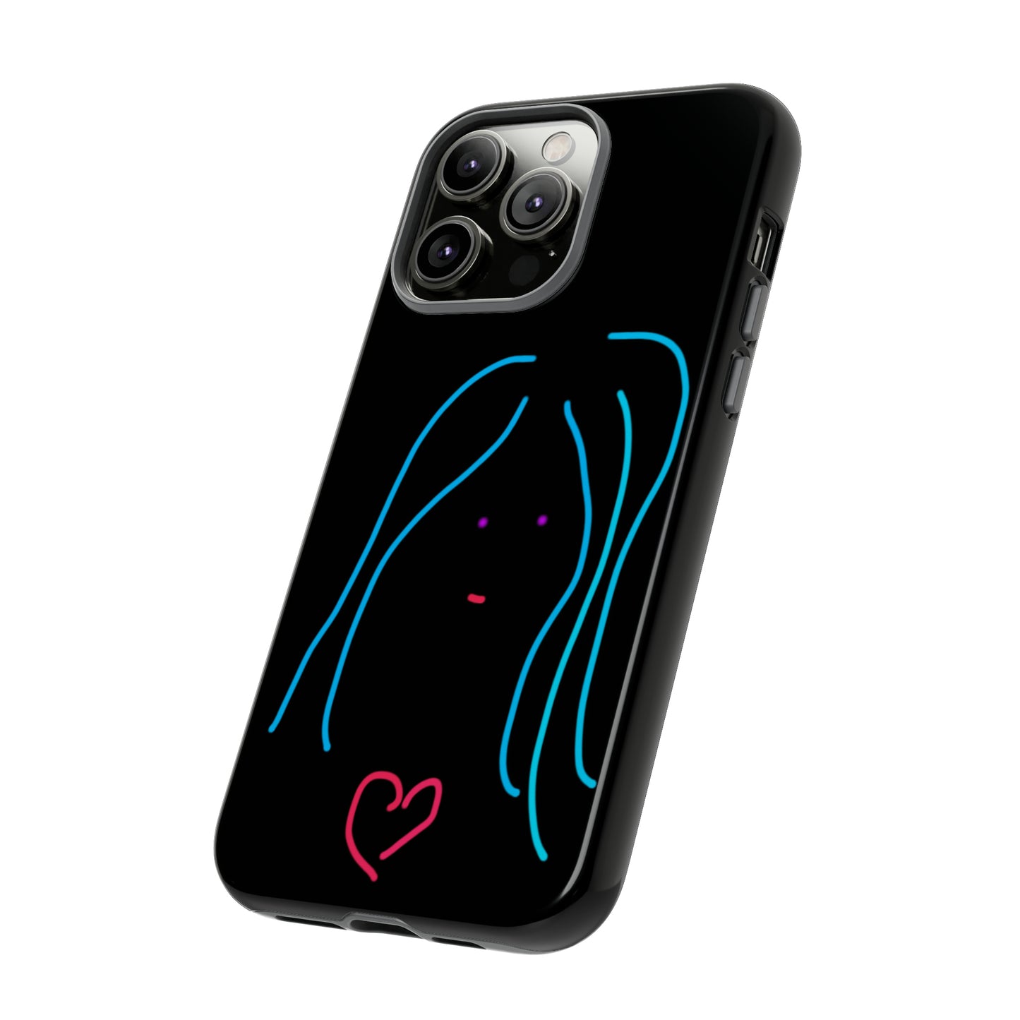 Heart Girl- Tough Cases- 46 Phone Styles