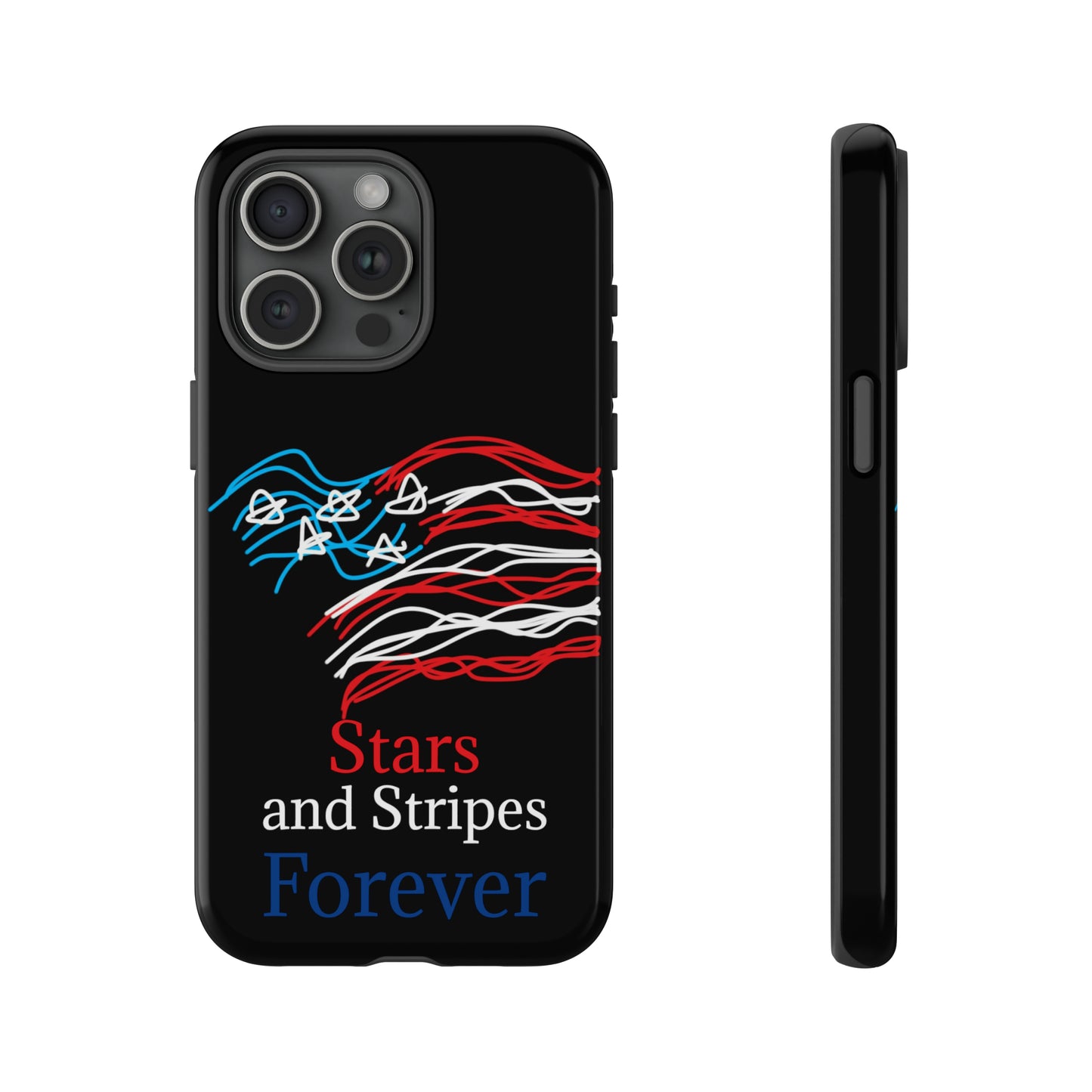 July 4th- Old Glory- Tough Cases- fits 46 styles of phones