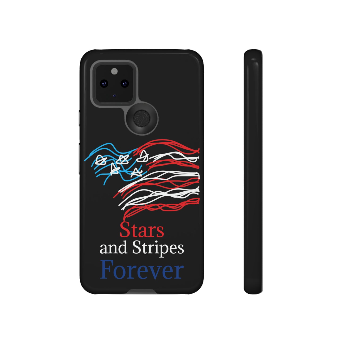 July 4th- Old Glory- Tough Cases- fits 46 styles of phones