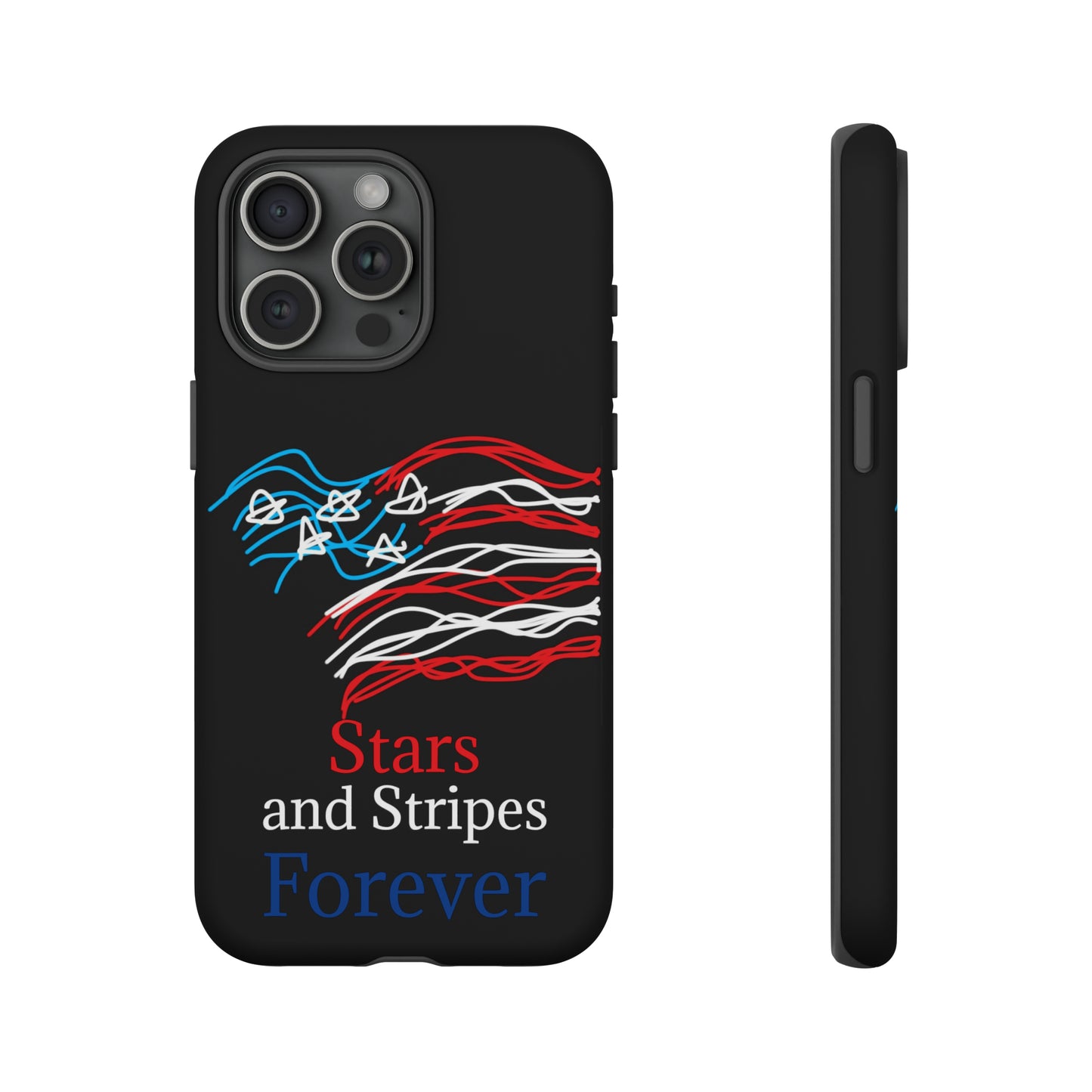 July 4th- Old Glory- Tough Cases- fits 46 styles of phones