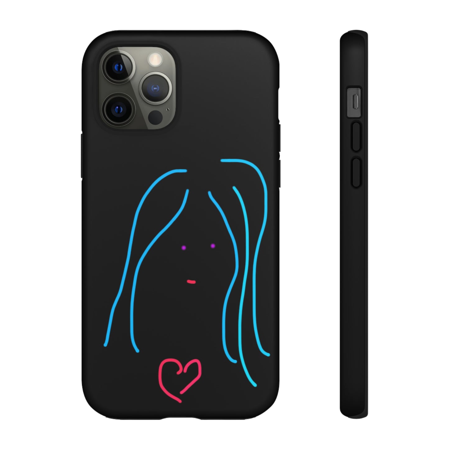 Heart Girl- Tough Cases- 46 Phone Styles