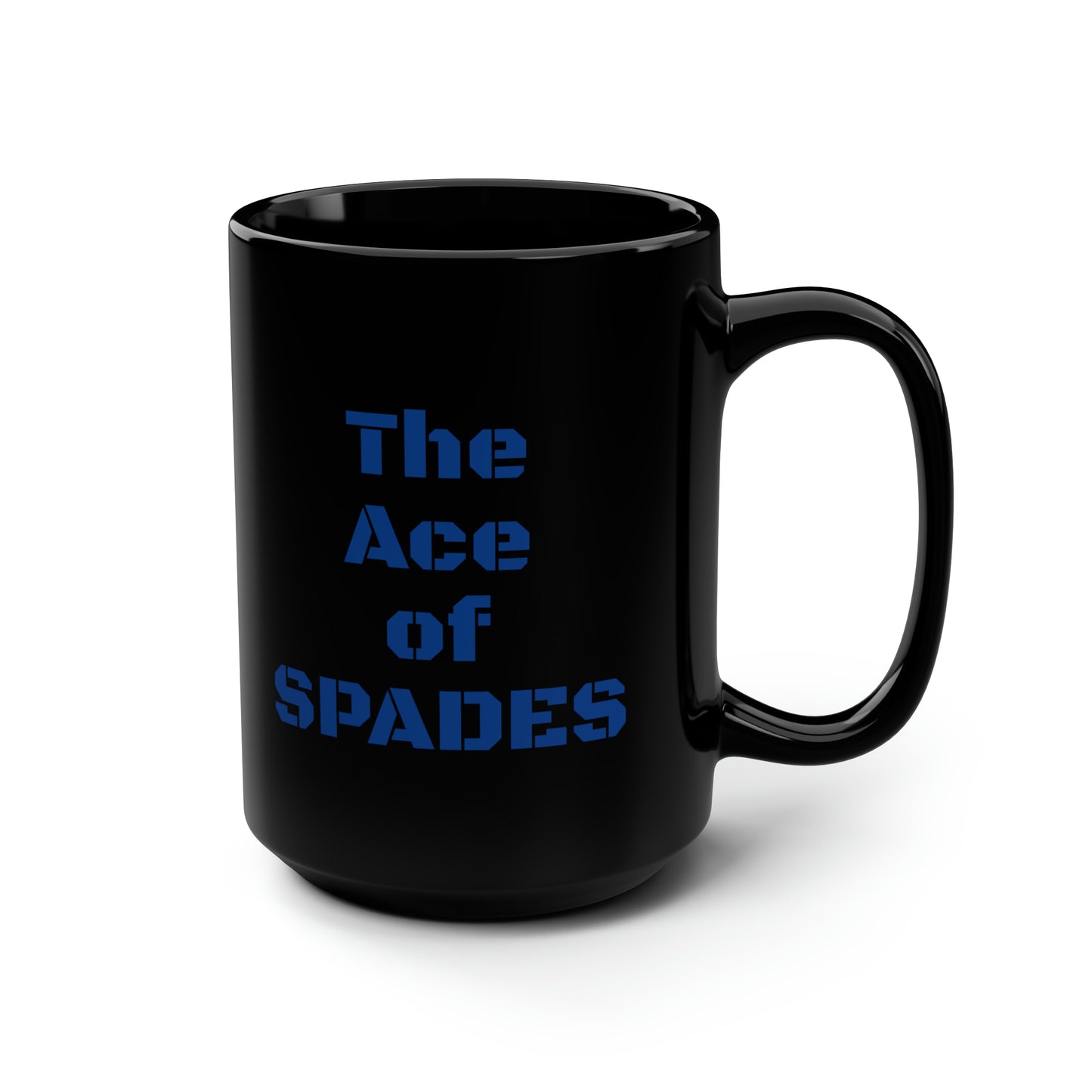 Tattoo- Black Mug, 15oz- Ace of Spades
