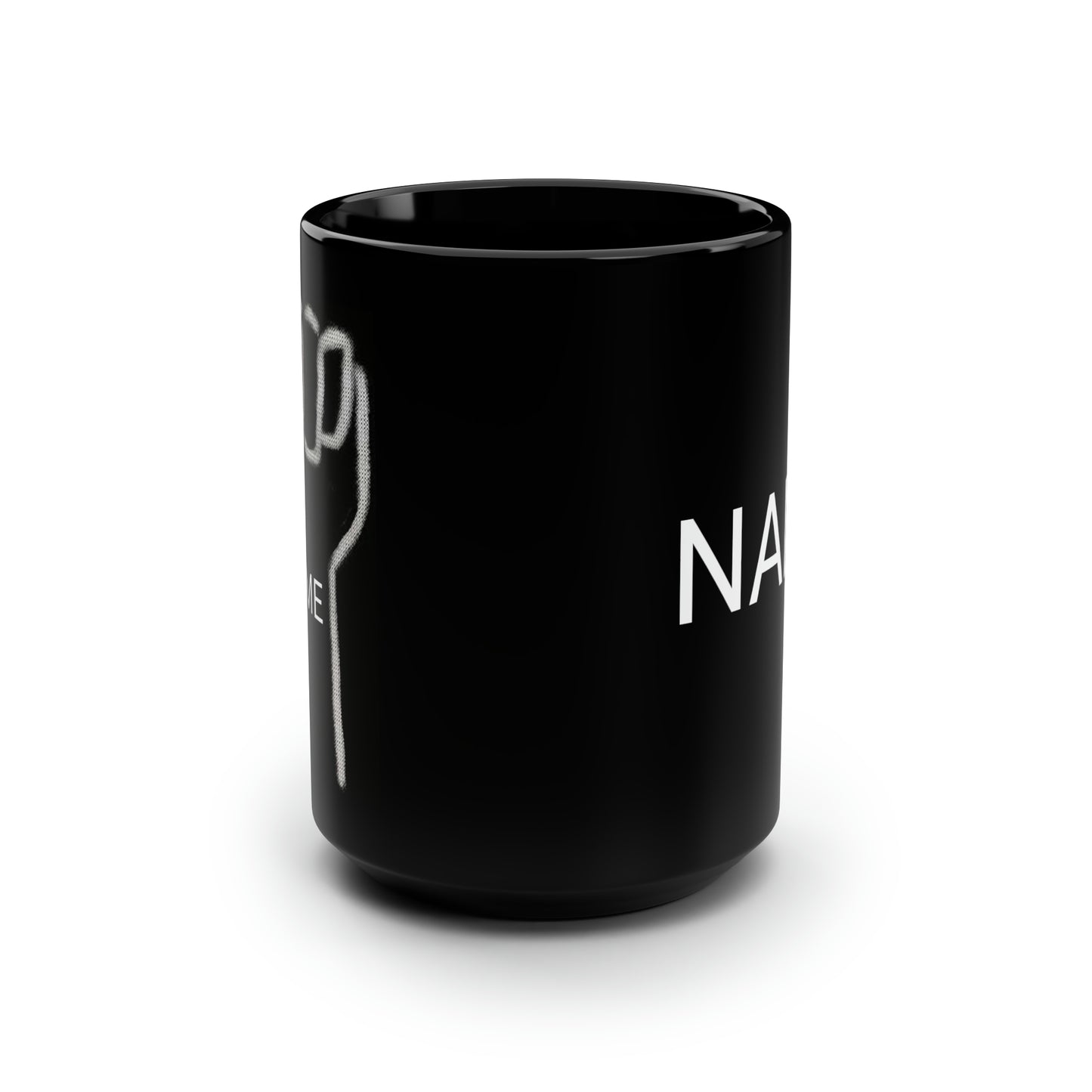 Tattoo- Black Mug, 15oz- Customize