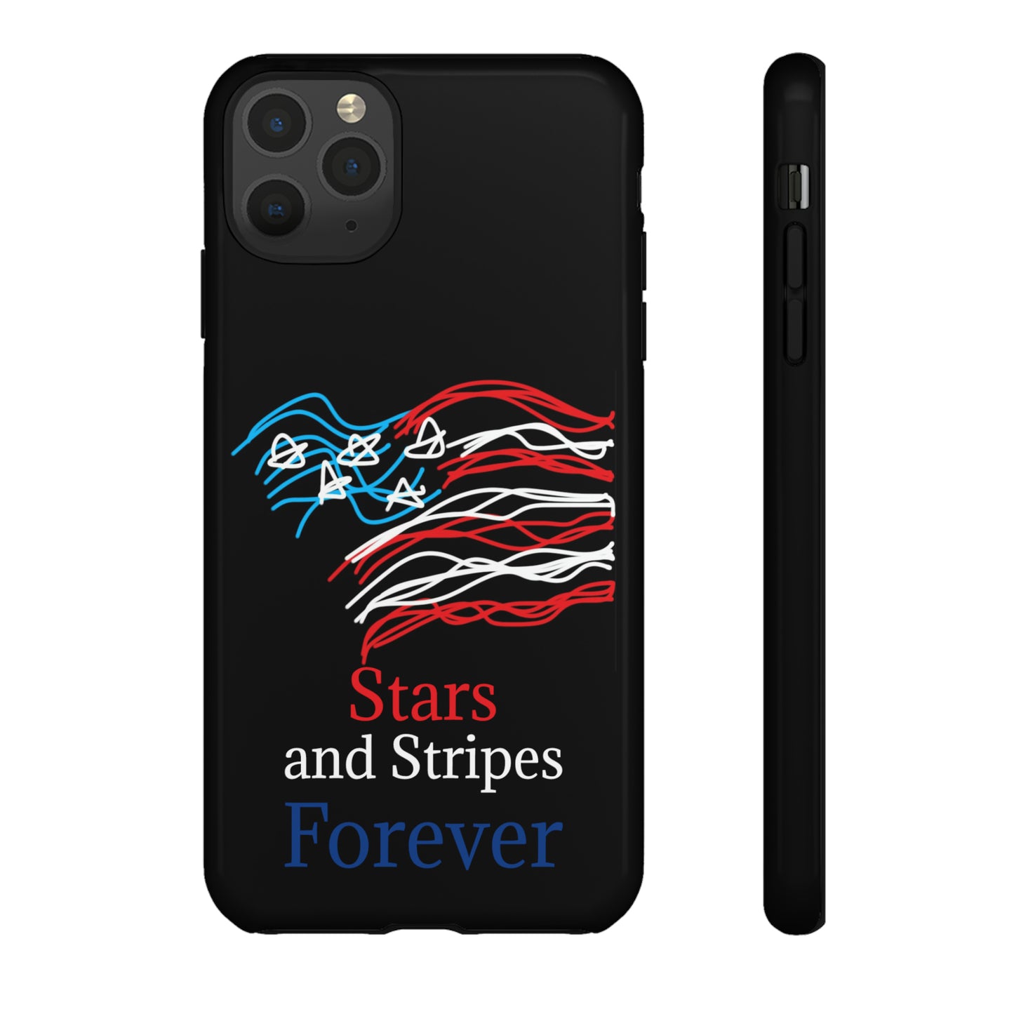 July 4th- Old Glory- Tough Cases- fits 46 styles of phones
