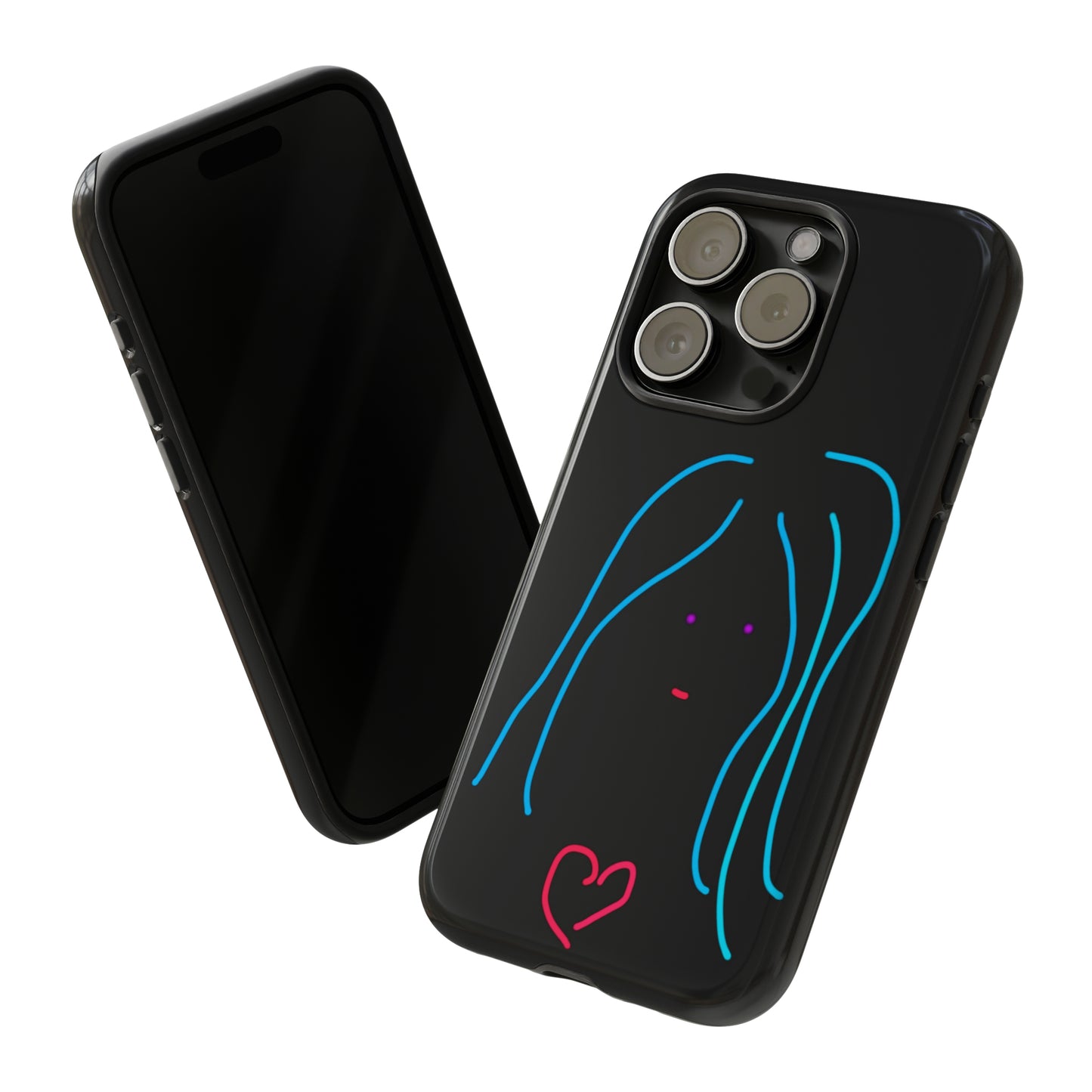 Heart Girl- Tough Cases- 46 Phone Styles