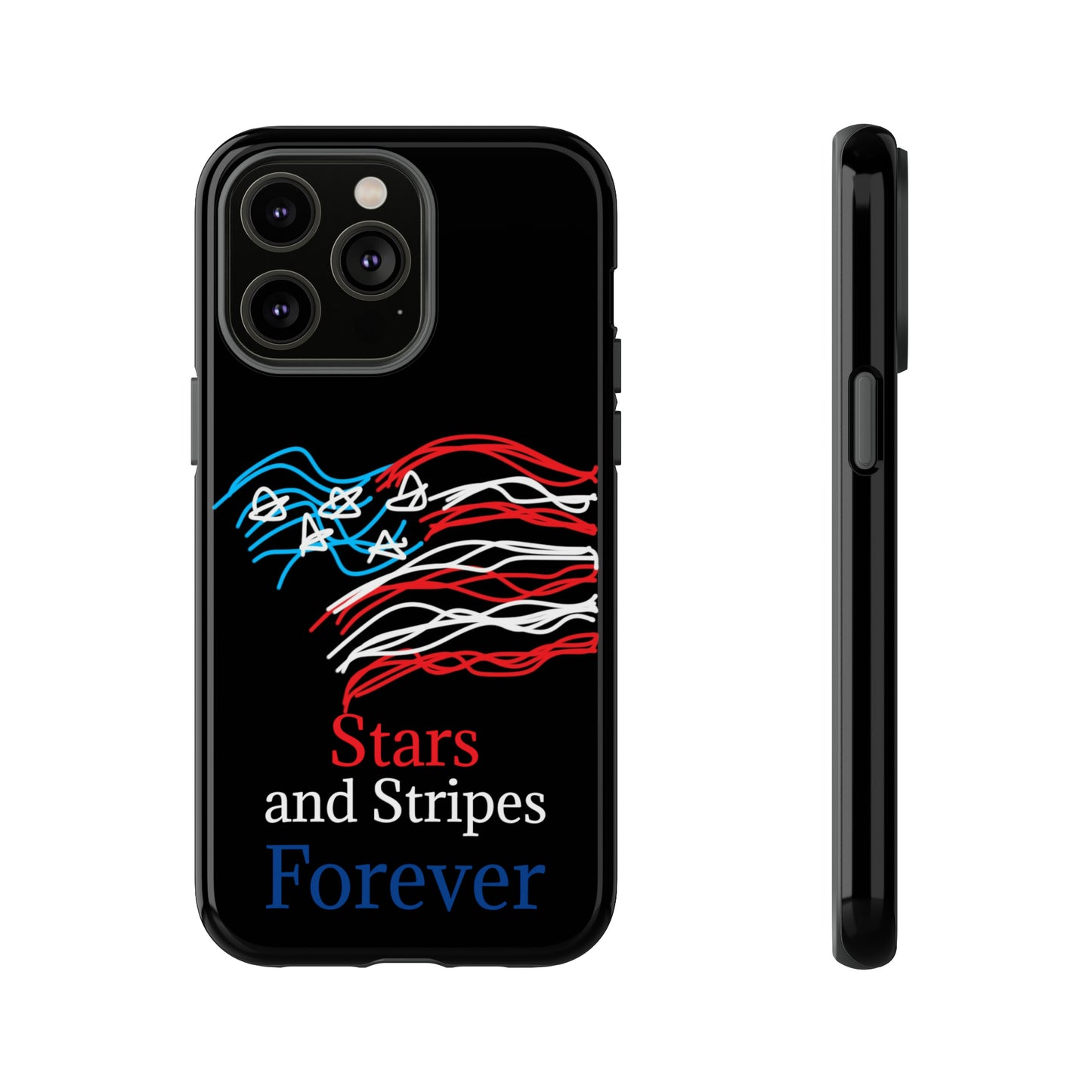 July 4th- Old Glory- Tough Cases- fits 46 styles of phones